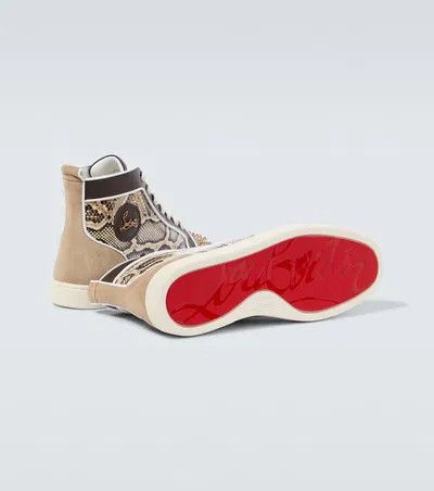 Christian Louboutin o1bcso1str0326 Sneakers In Beige Size US 12 / EU 45 - 6 Thumbnail