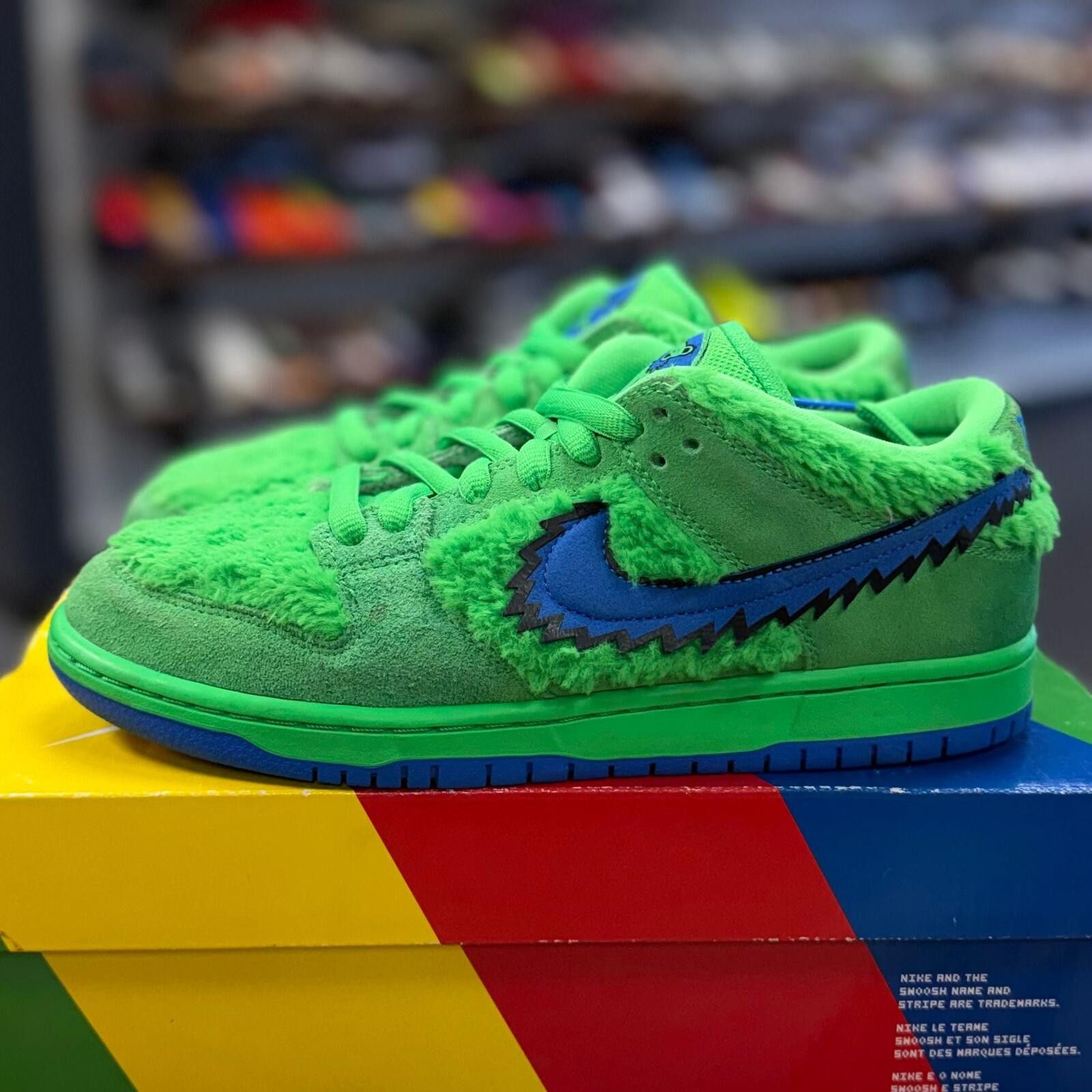 Nike Nike SB Dunk Low Grateful Dead Bears Green - Preowned Size US 8 / IT 38 - 3 Thumbnail