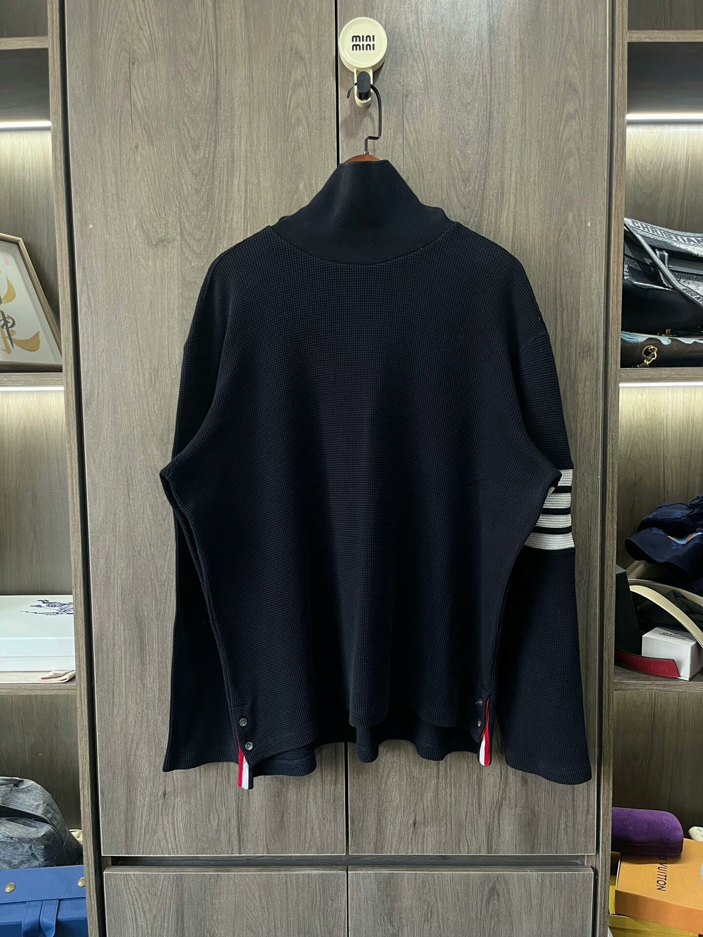Thom Browne Thom Browne TB Turtleneck Waffle Knit Size US XXL / EU 58 / 5 - 1 Thumbnail