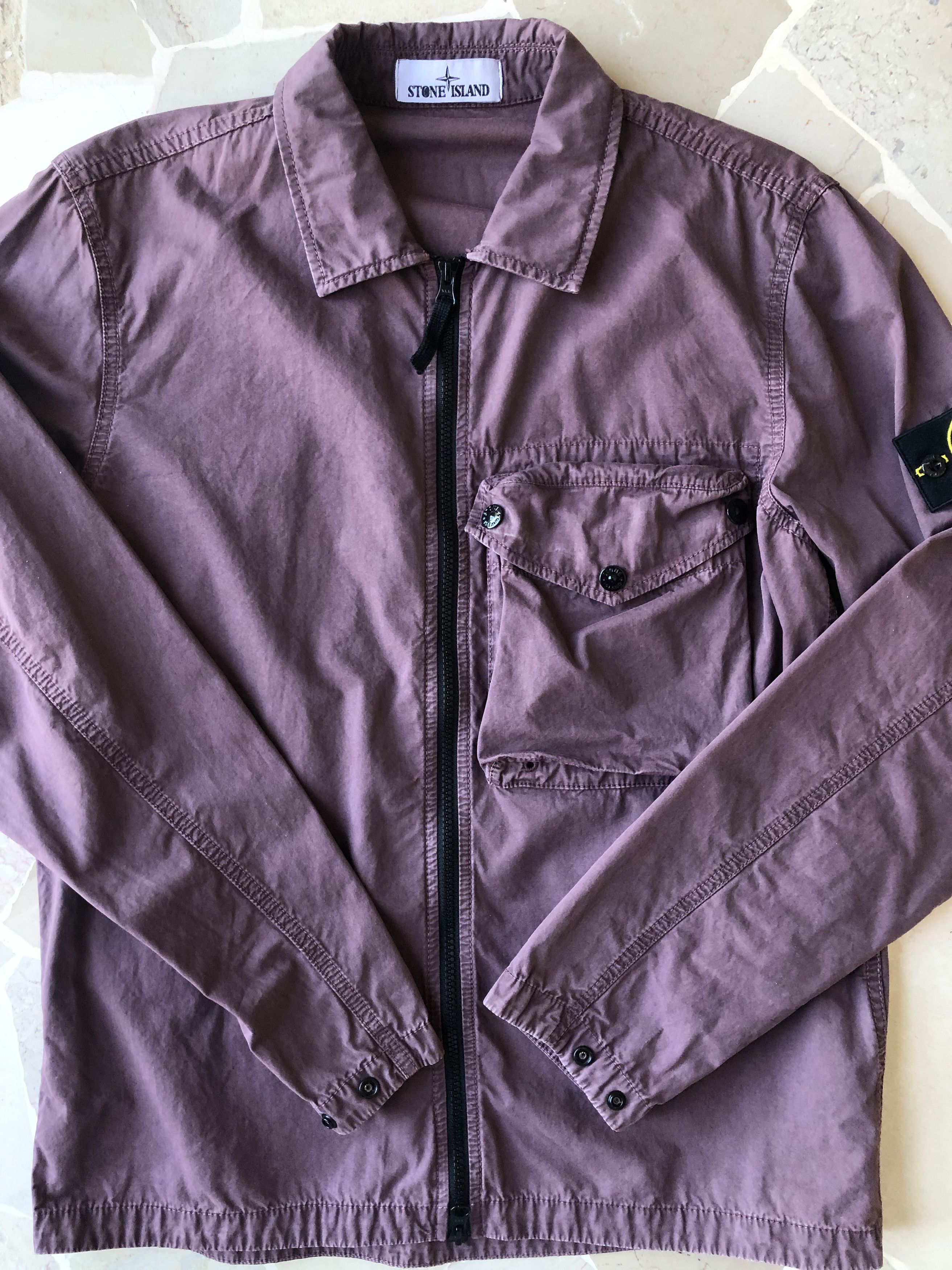 Stone Island Stone Island Overshirt Brushed Cotton Canvas jacket shirt Grailed