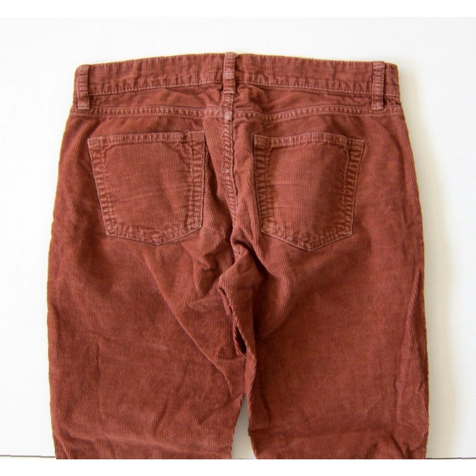 J.Crew VINTAGE J.Crew Cotton Brown Corduroy City Fit Matchstick Skinny Leg Pant 25R Womens Size 42" / US 20 - 5 Thumbnail
