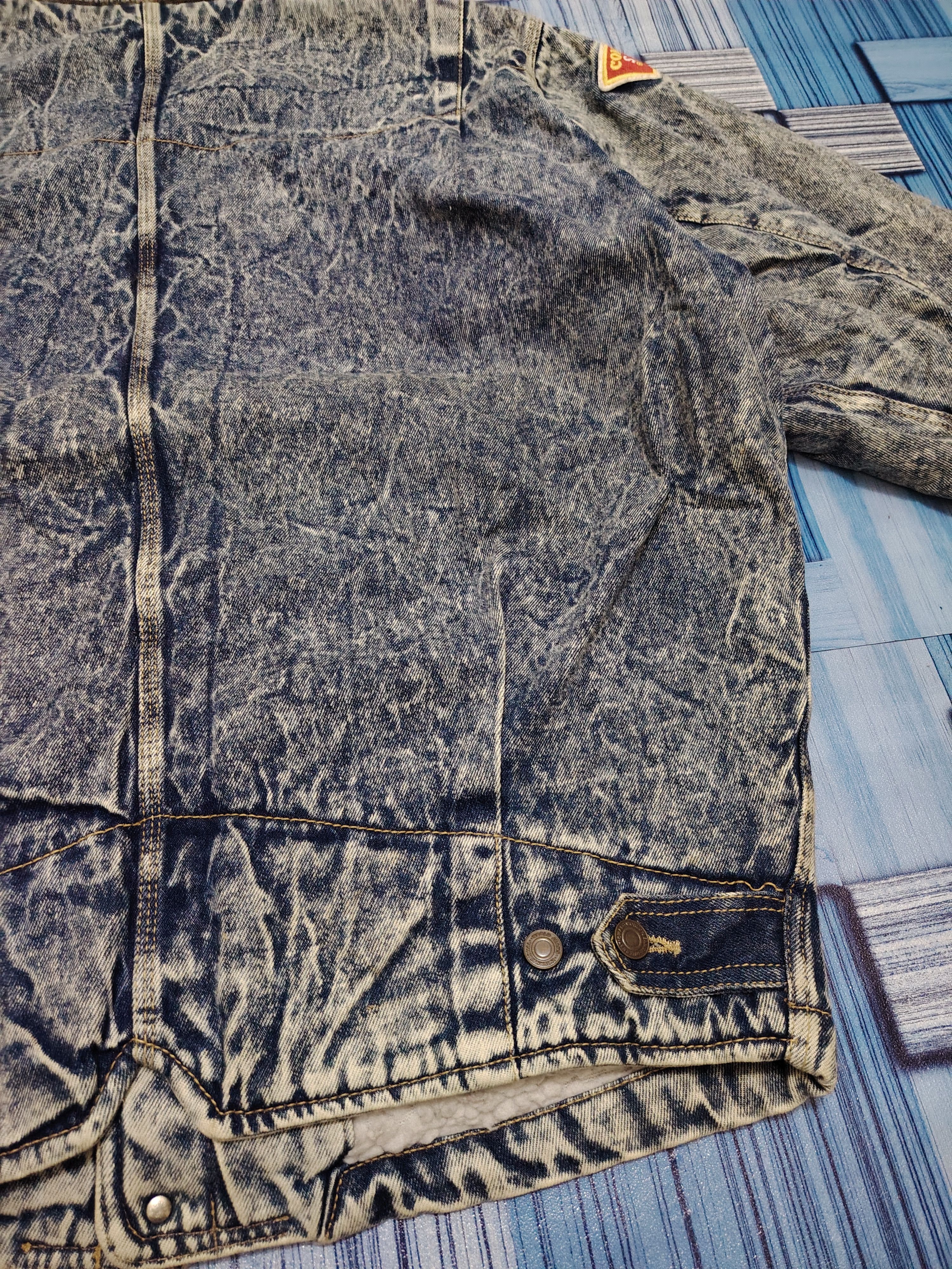 Japanese Brand 💥Insane💥 Intl bobson flared jeans Distressed denim jacket Size US XL / EU 56 / 4 - 23 Thumbnail