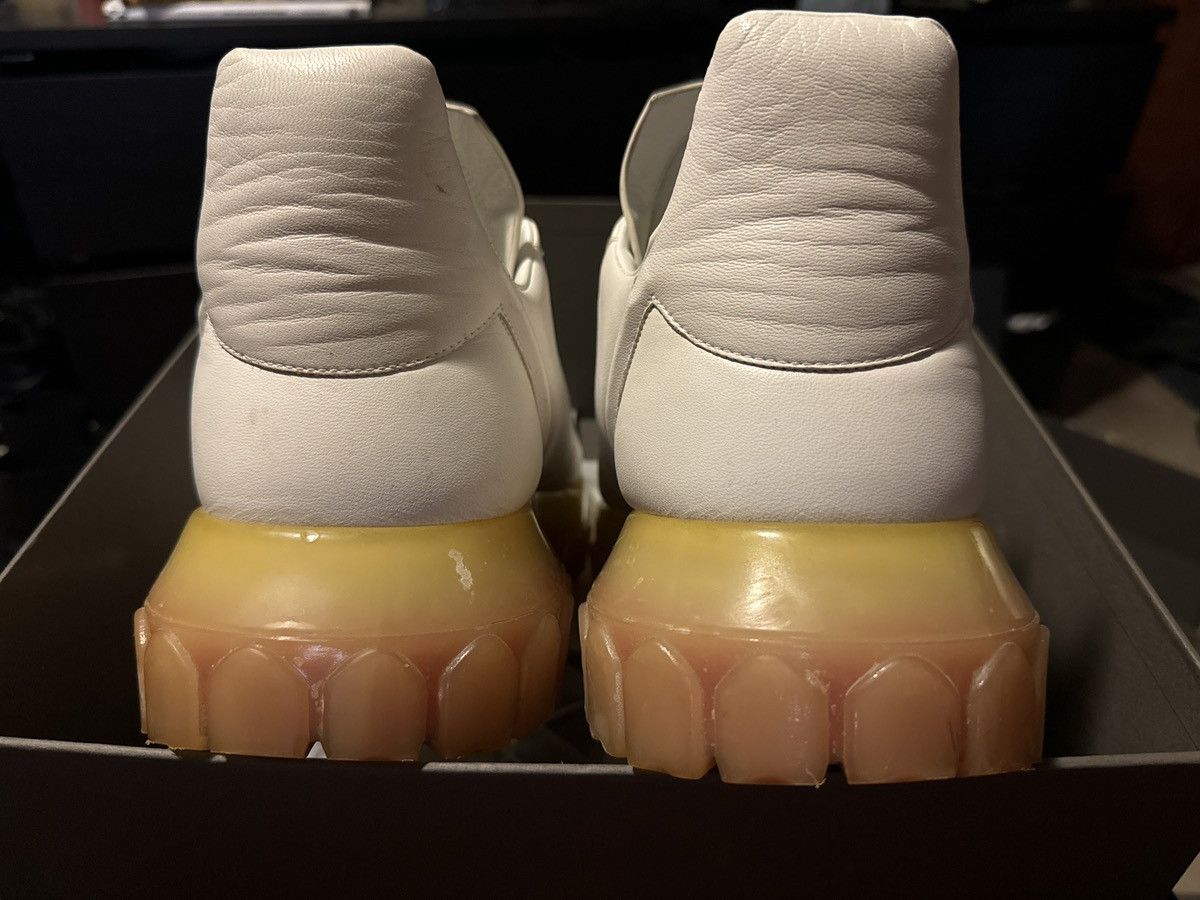 Rick Owens White Maximal Tractor Sneaker Size US 12 / EU 45 - 7 Thumbnail