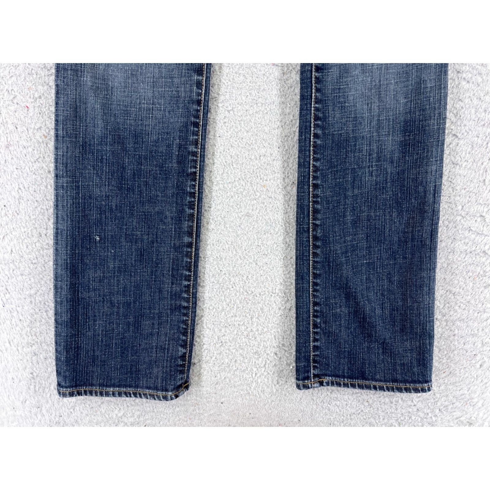 Denime AG Adriano Goldschmied Jeans Womens Bootcut 26 Blue Denim 30in Inseam 5-Pocket Logo Embroidered Size 26" / US 2 / IT 38 - 2 Thumbnail