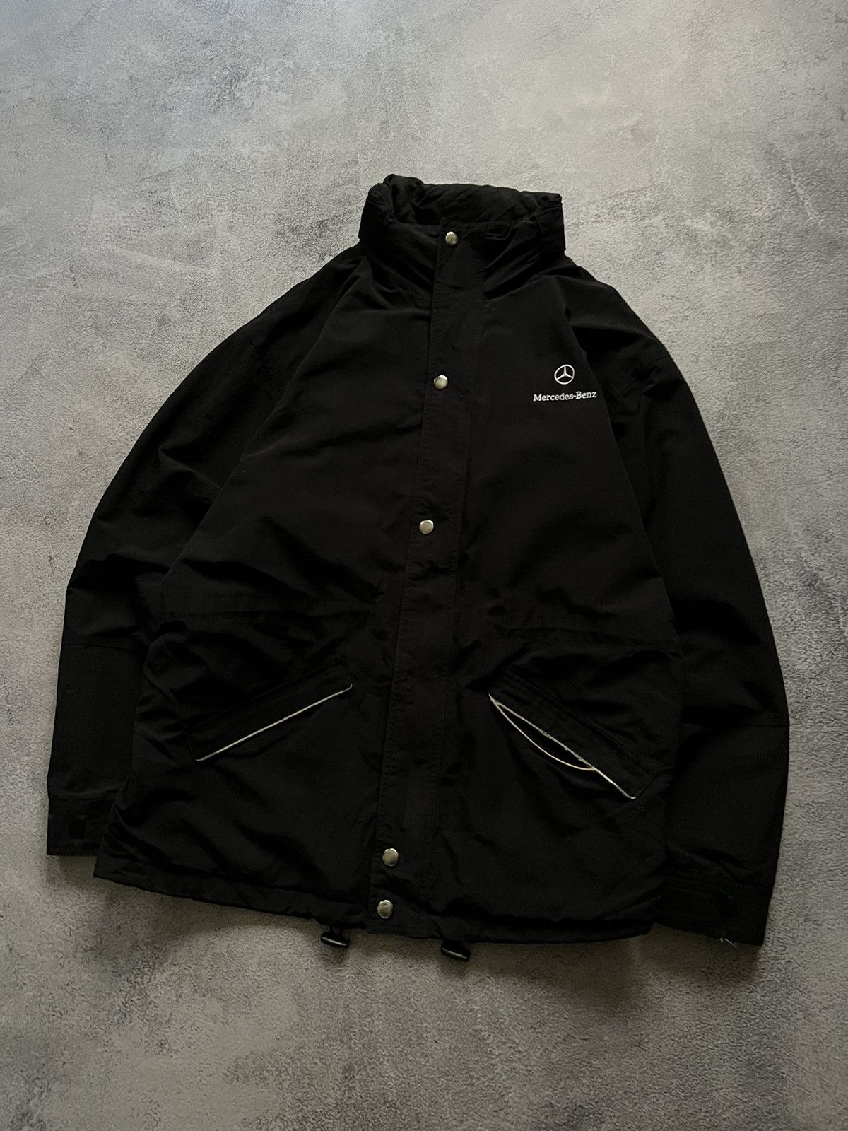 Mercedes-Benz × Vintage Vintage Y2k Mercedes-Benz Nylon Racing Jacket 90’s Size US L / EU 52-54 / 3 - 3 Thumbnail