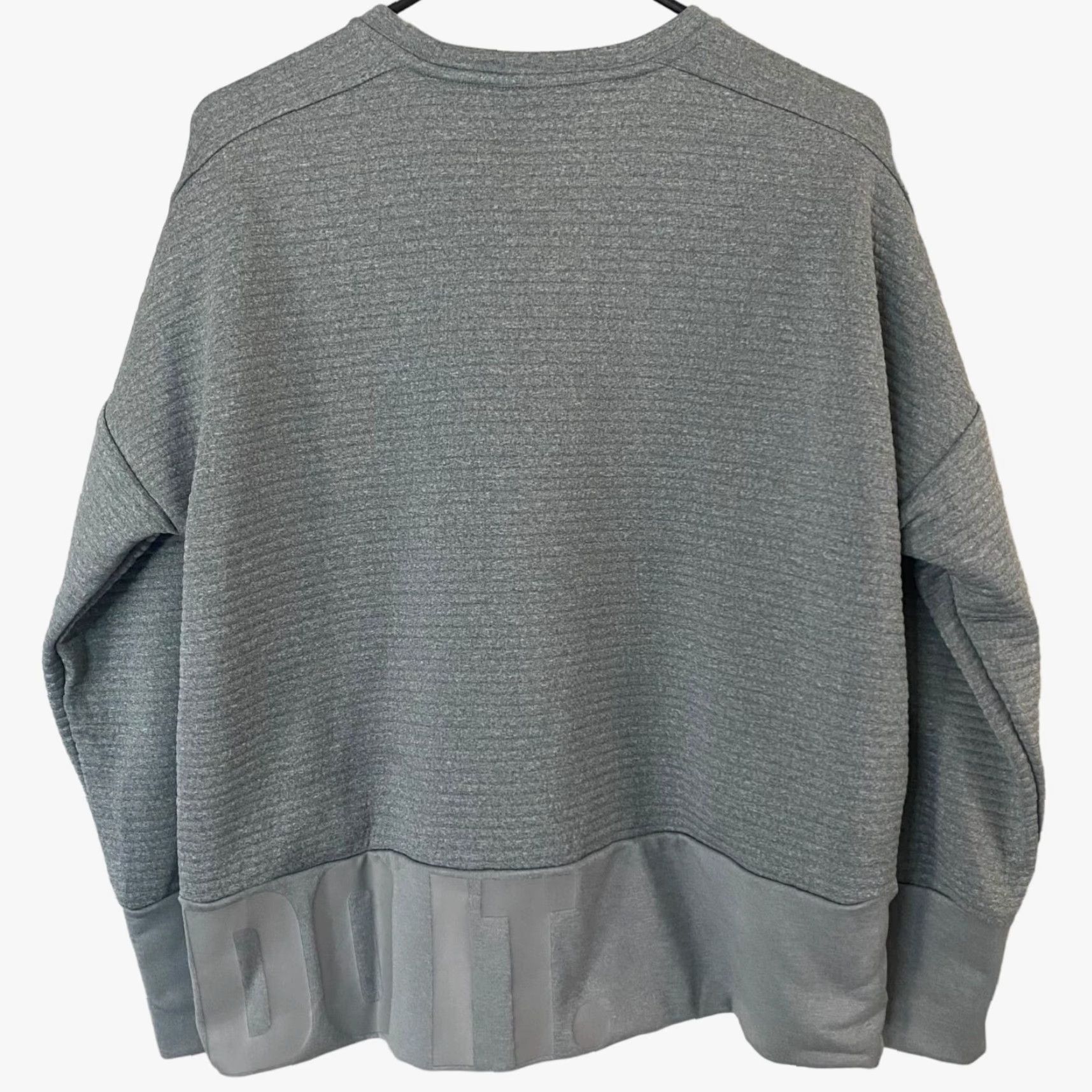 Nike Nike Sweatshirt Crewneck Double Knit Pullover Women's M Gray Long Sleeve Size M / US 6-8 / IT 42-44 - 3 Thumbnail
