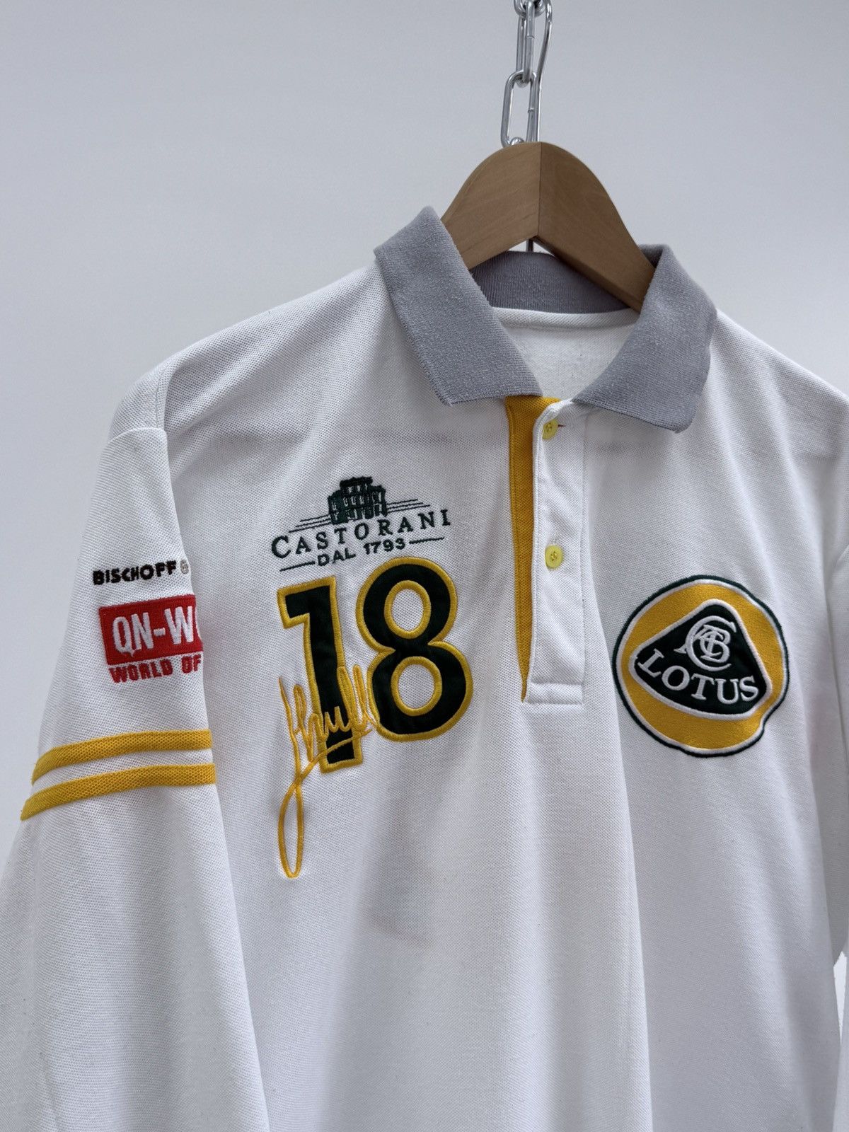 Formula 1 Vintage Lotus Cars Racing Rugby Sweatshirt Size US L / EU 52-54 / 3 - 2 Thumbnail