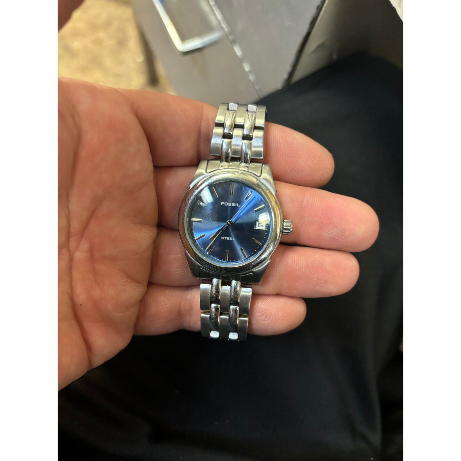Fossil Fossil Steel FS-2643 Silver Tone Men’s Watch. Size ONE SIZE - 1 Thumbnail