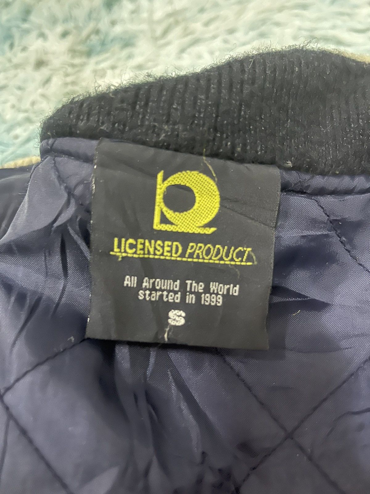 Vintage Vintage 76 Lubricant Wool Varsity Jacket Size US S / EU 44-46 / 1 - 14 Thumbnail