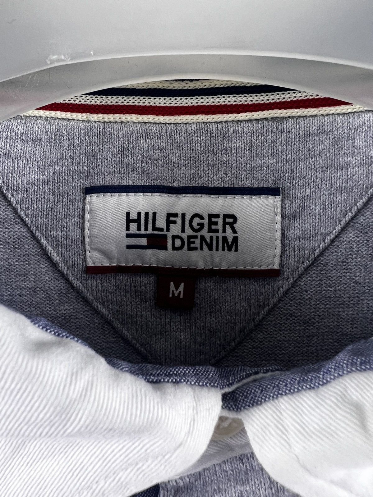 Tommy Hilfiger Hilfiger Denim Tommy Rugby Polo Stripes Tee - M Size US S / EU 44-46 / 1 - 7 Thumbnail