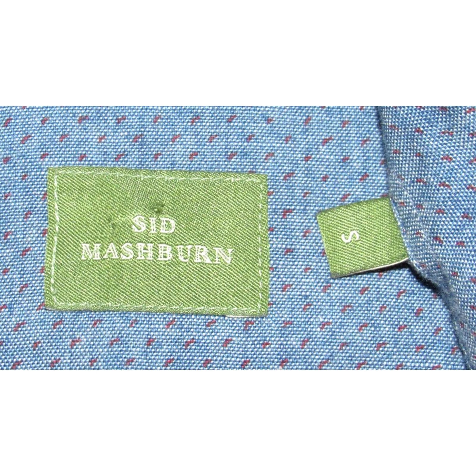 Sid Mashburn SID MASHBURN Chambray Printed Long Sleeve Button Down Shirt Small Mens XS? Size US S / EU 44-46 / 1 - 3 Thumbnail