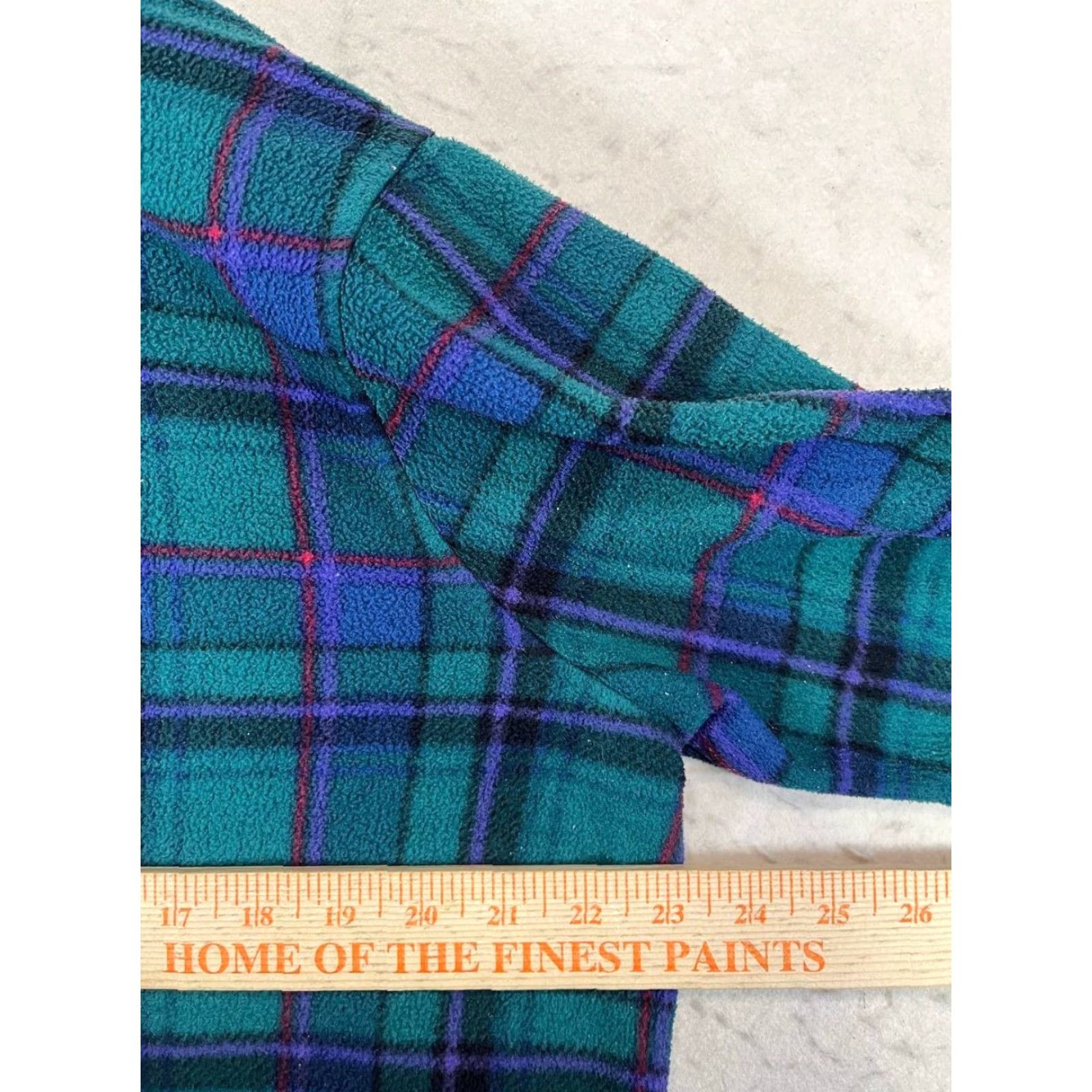 Ralph Lauren Ralph Lauren Women Pajama Set XL Fleece Green Plaid Lounge See Lint Pattern Size 40" / US 18 - 5 Thumbnail