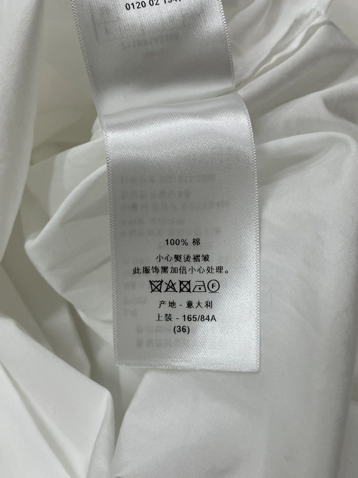 Dior Dior White Bee Back Pleats Shirt Dress 36 Size XS / US 0-2 / IT 36-38 - 6 Thumbnail