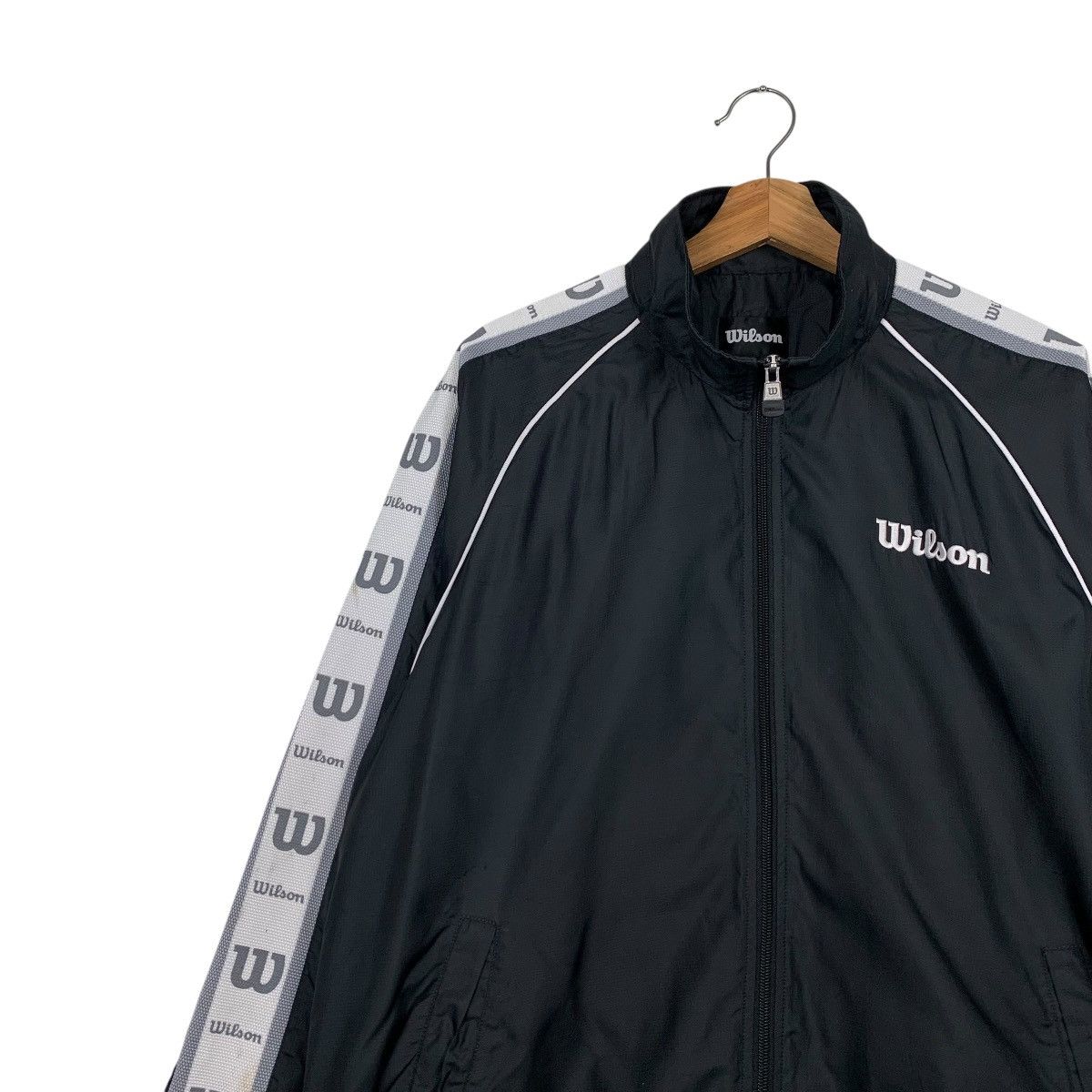 Wilson WILSON Embroidery Logo & Side Tape Logo Jacket #2359-C106 Size US L / EU 52-54 / 3 - 6 Thumbnail