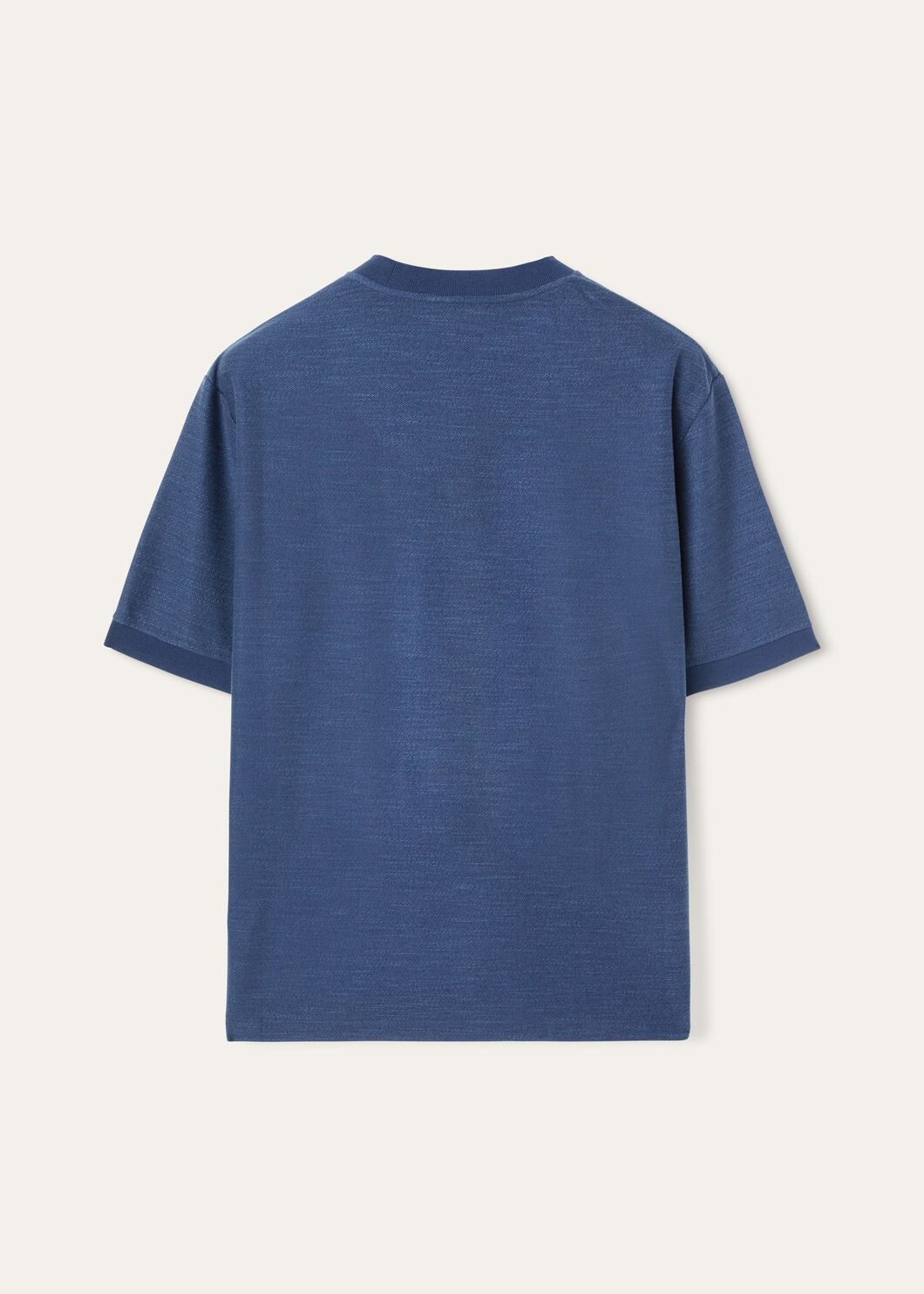 Loro Piana o1w1db10125 FAN8846 Hotaka T-Shirt in Navy Blue Size US L / EU 52-54 / 3 - 2 Thumbnail