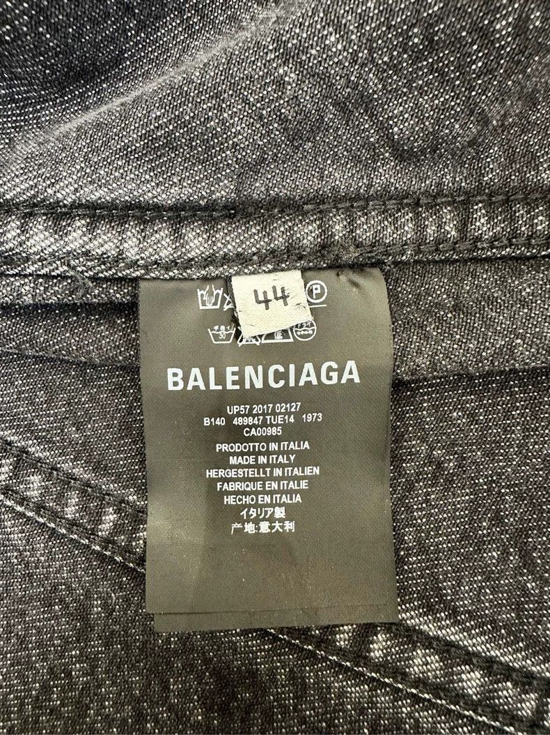 Balenciaga Balenciaga Sinners Jean jacket 2501-Nextarrow Size US S / EU 44-46 / 1 - 8 Thumbnail