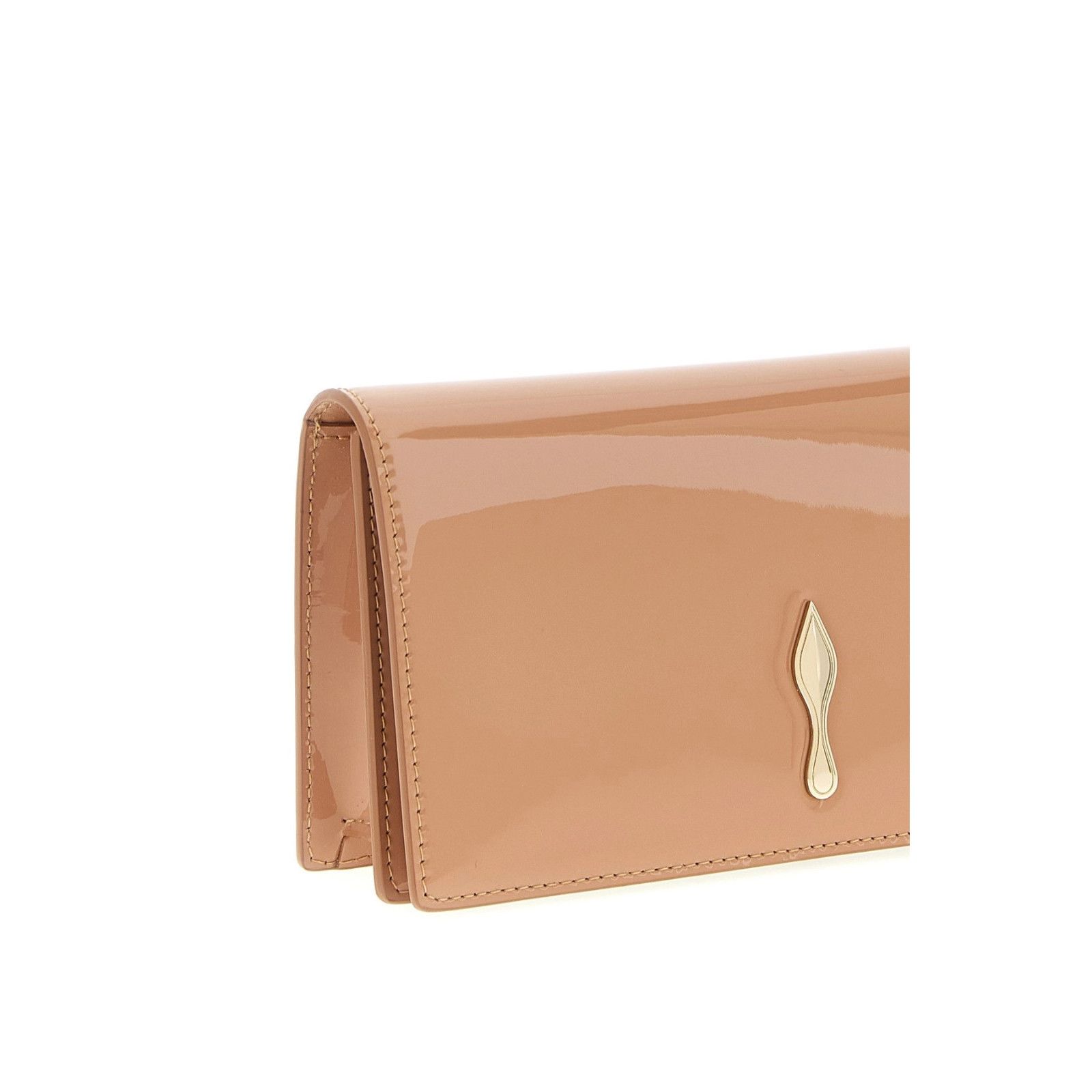 Christian Louboutin CHRISTIAN LOUBOUTIN Bettina Blush Patent Leather Shoulder Ba Size ONE SIZE - 3 Thumbnail