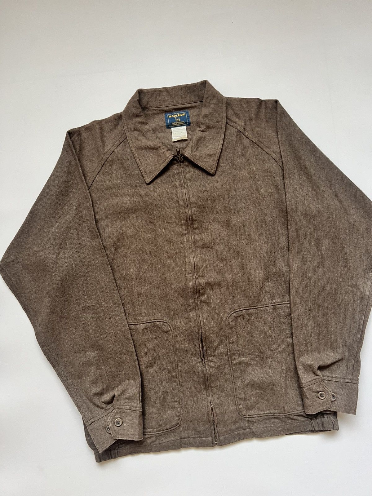 Woolrich Woolen Mills 1990s Woolrich Wool Zip Up Jacket Size US L / EU 52-54 / 3 - 5 Thumbnail