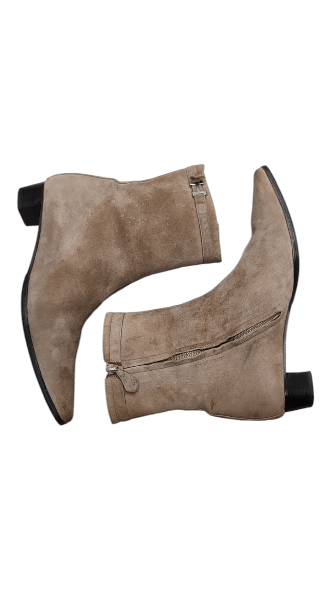 Hermes Hermès H Suede Ankle Boots Brown Size US 7 / IT 37 - 4 Thumbnail