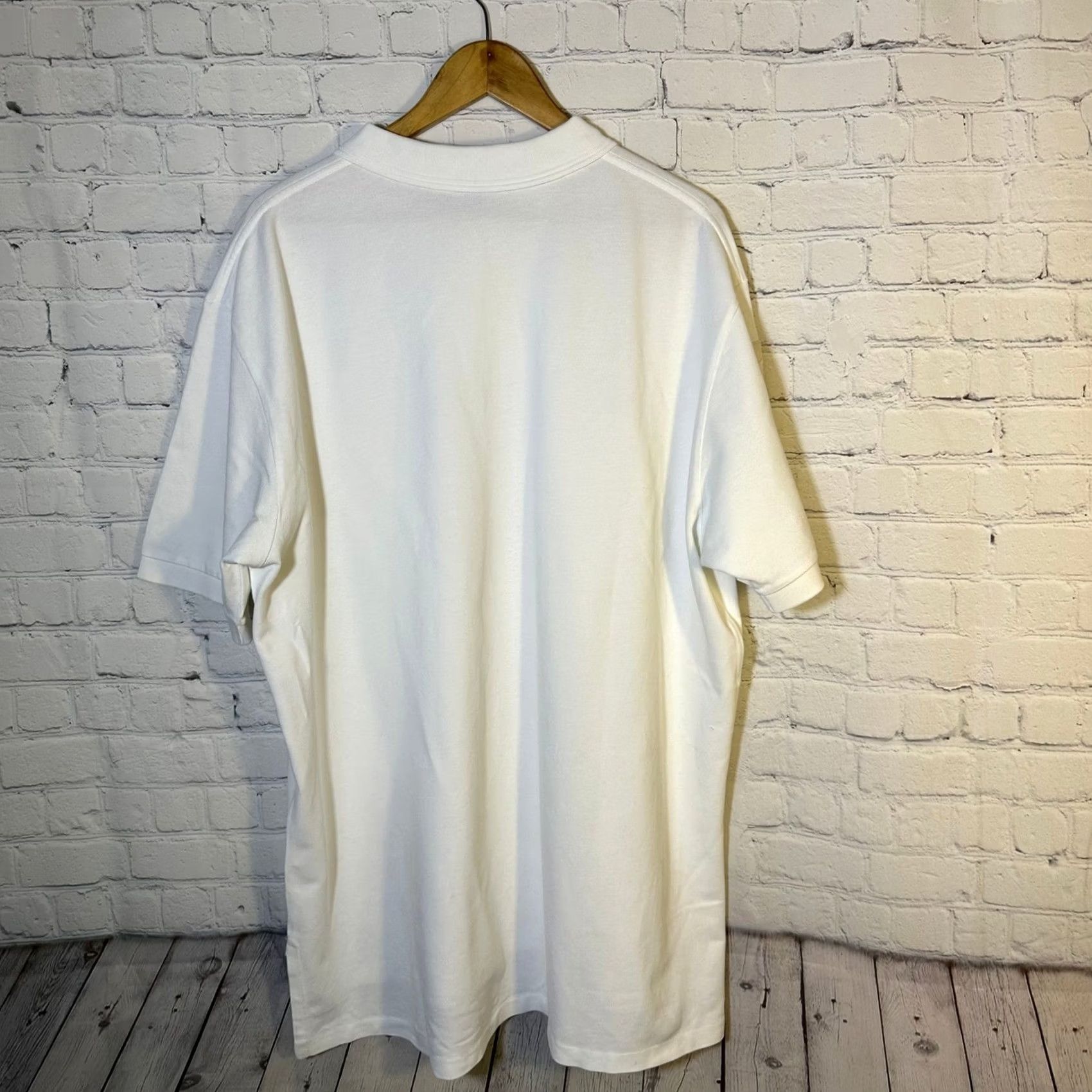 Polo Ralph Lauren Polo Ralph Lauren Mens XXL White Tennis Crest Number 2 Patch Pique Polo Shirt Size US XXL / EU 58 / 5 - 7 Thumbnail