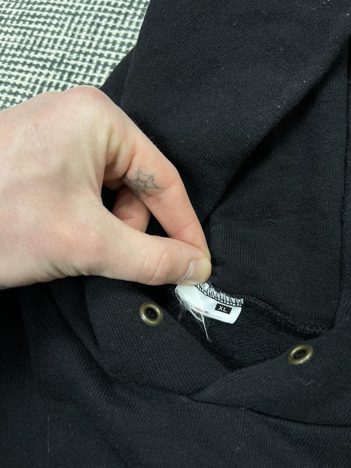 Fruit Of The Loom Black blank boxy FOTL hoodie fruit of the loom vintage Size US XL / EU 56 / 4 - 3 Thumbnail