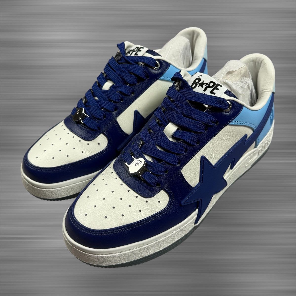 Bape A Bathing Ape Bape Sta OS Blue Shoes Size US 10 / EU 43 - 1 Thumbnail