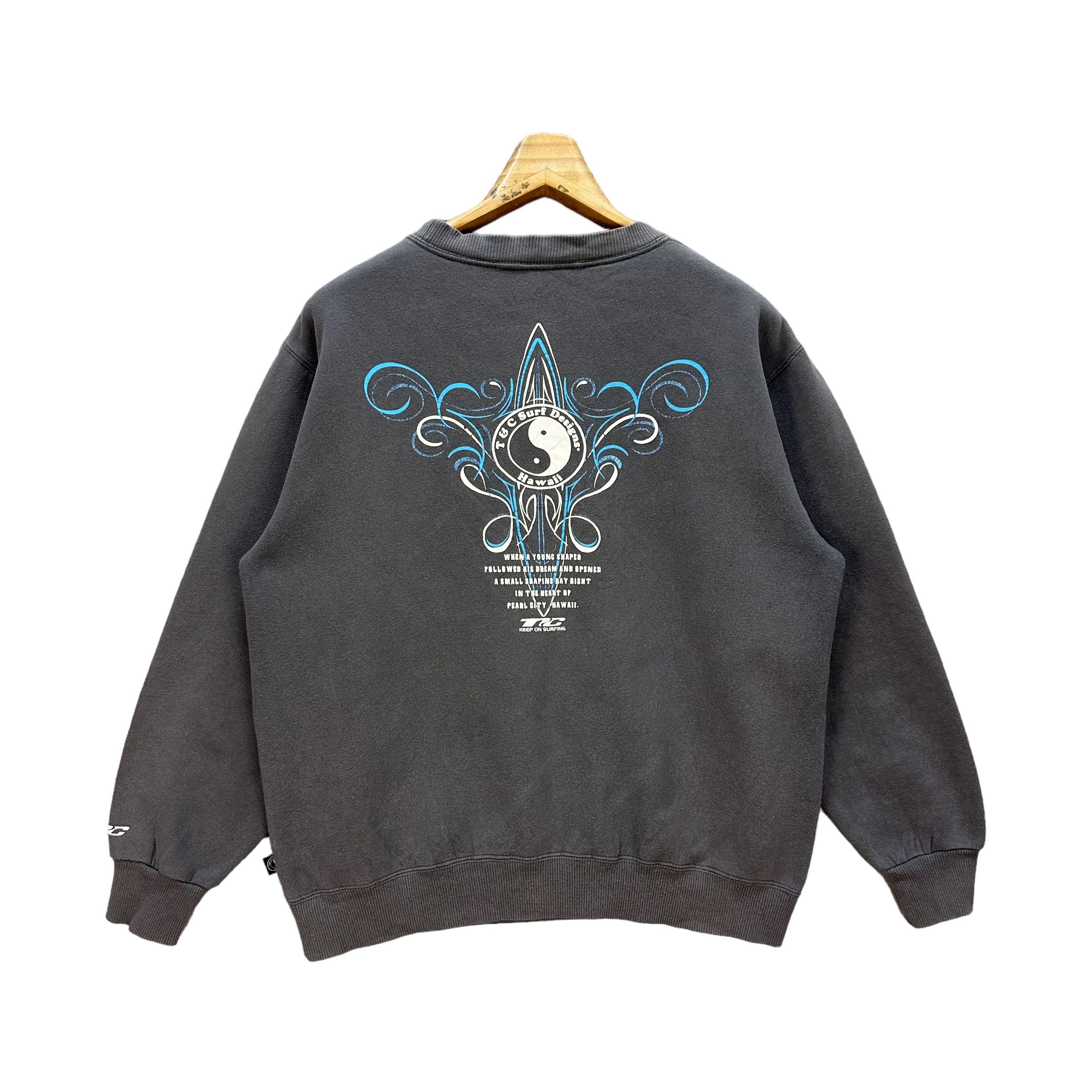 T&C SURF DESIGNS HAWAII BIG LOGO SWEATSHIRTS #8459-010