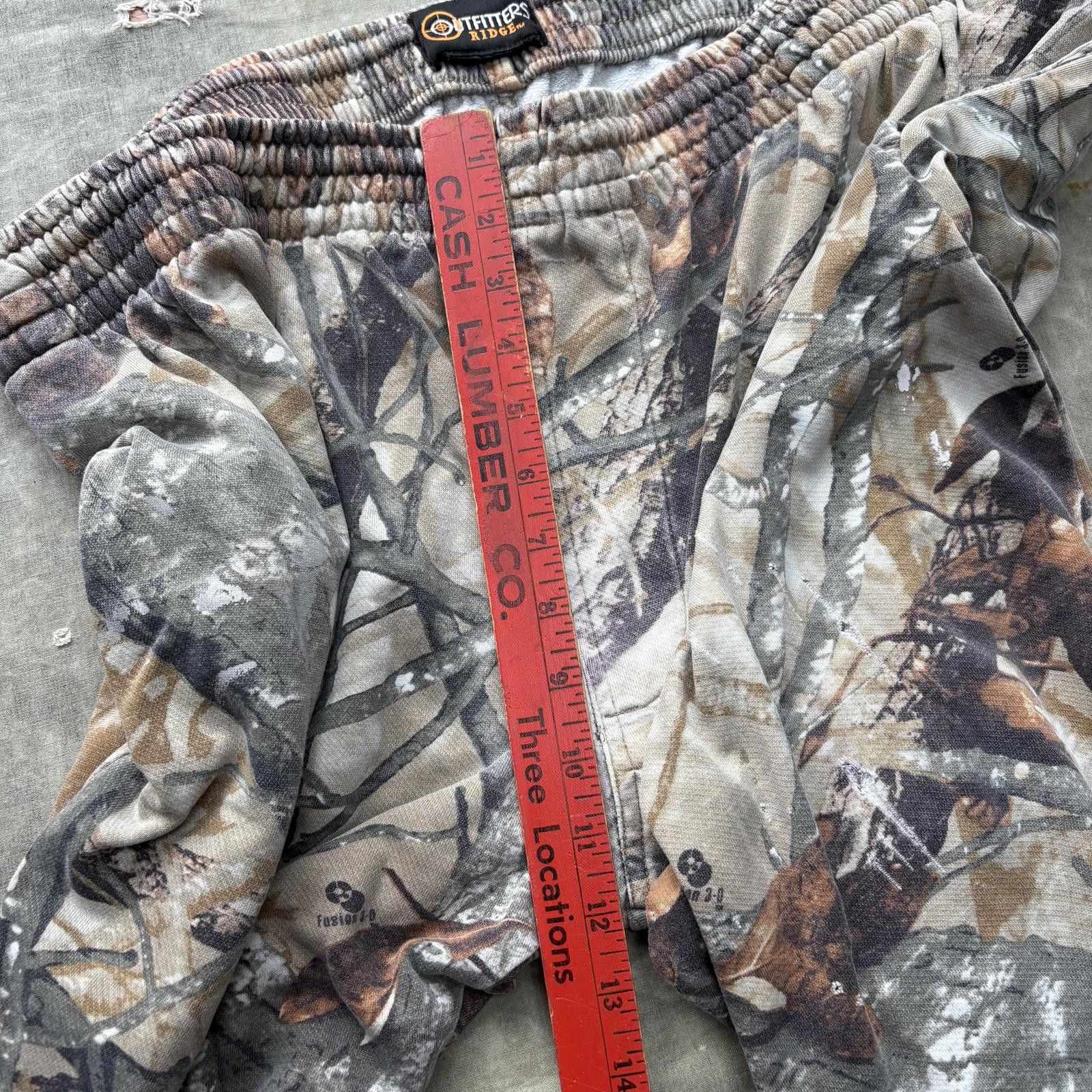 Vintage Vintage Y2K Fusion 3D Camo Baggy Wide Leg Grunge Sweatpants Size US 36 / EU 52 - 4 Thumbnail