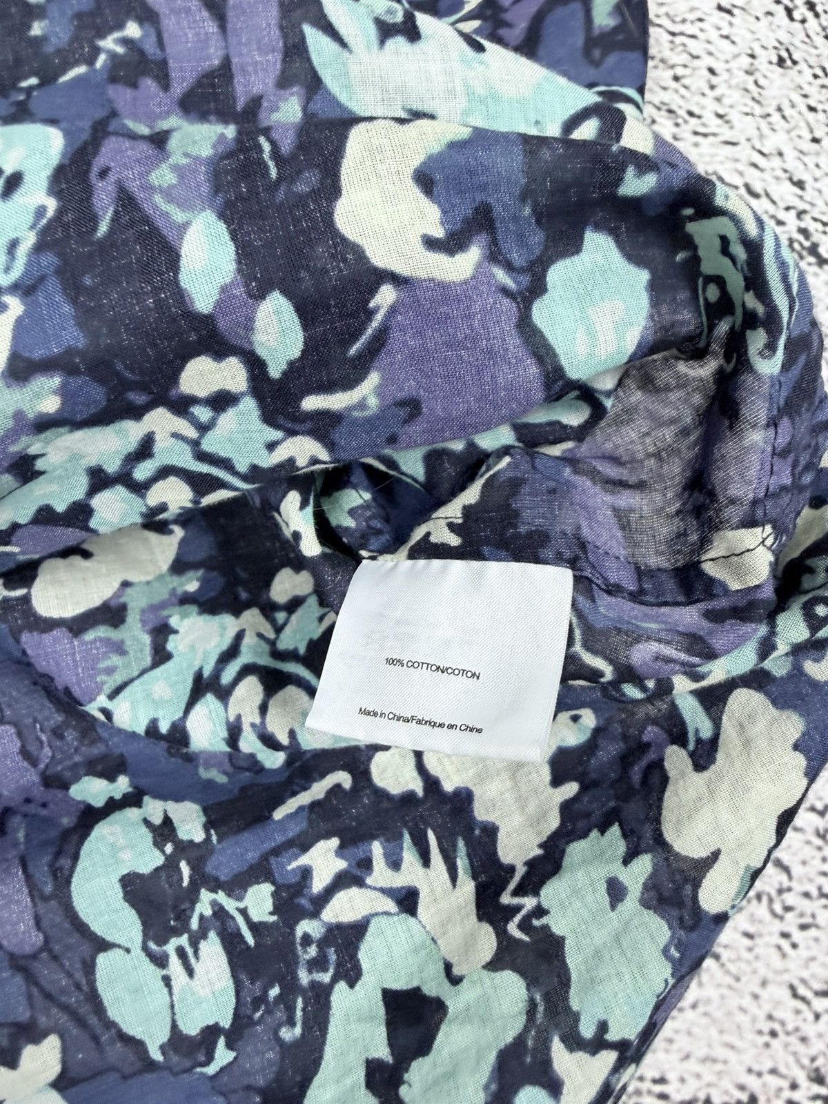 Tory Burch Vintage Tory Burch Blue Abstract Floral Tunics Blouse 12 Size M / US 6-8 / IT 42-44 - 11 Thumbnail
