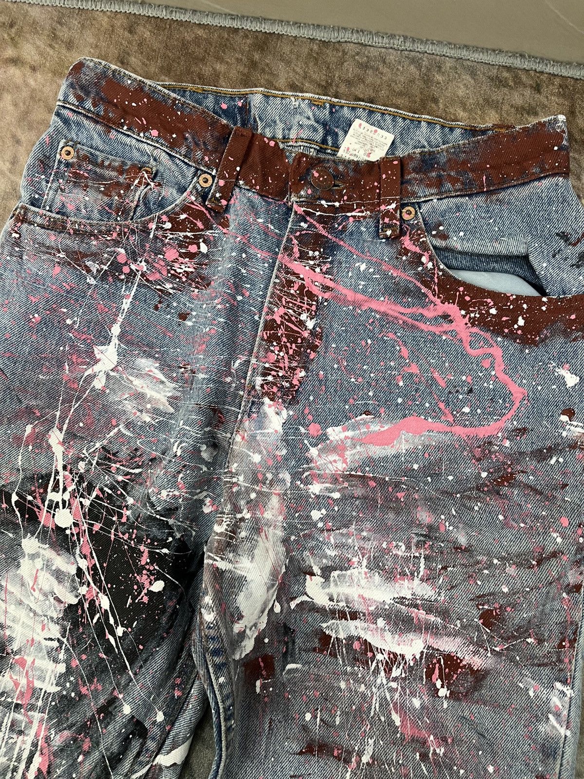 Hysteric Glamour × Levi's Flare 517 With Crazy Distressed Design Size US 28 / EU 44 - 3 Thumbnail