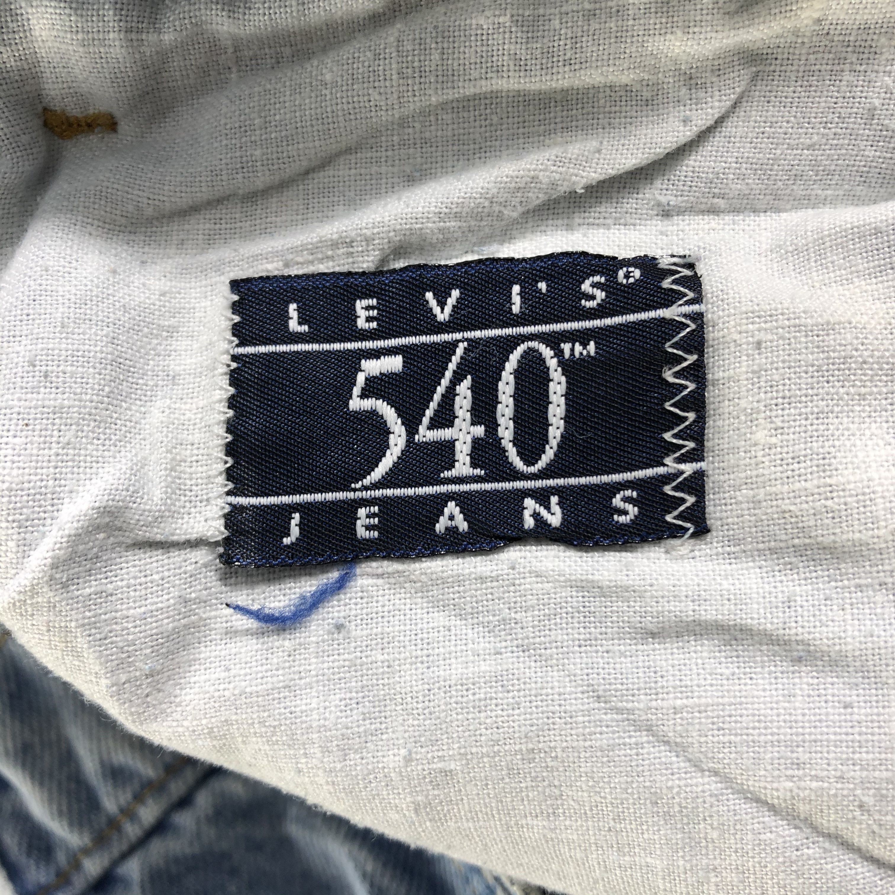 Levi's 90s Vintage Light Wash Levis 540 Jeans-J3018 Size US 34 / EU 50 - 10 Thumbnail