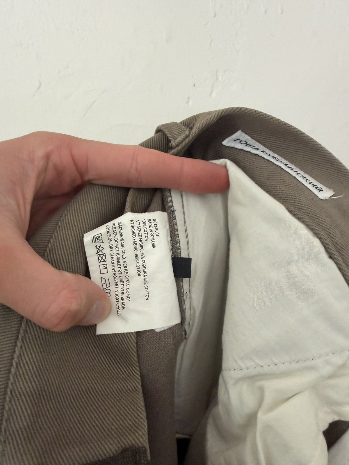 Gosha Rubchinskiy Gosha Rubchinskiy SS18 Split Work Trousers Size US 32 / EU 48 - 7 Thumbnail