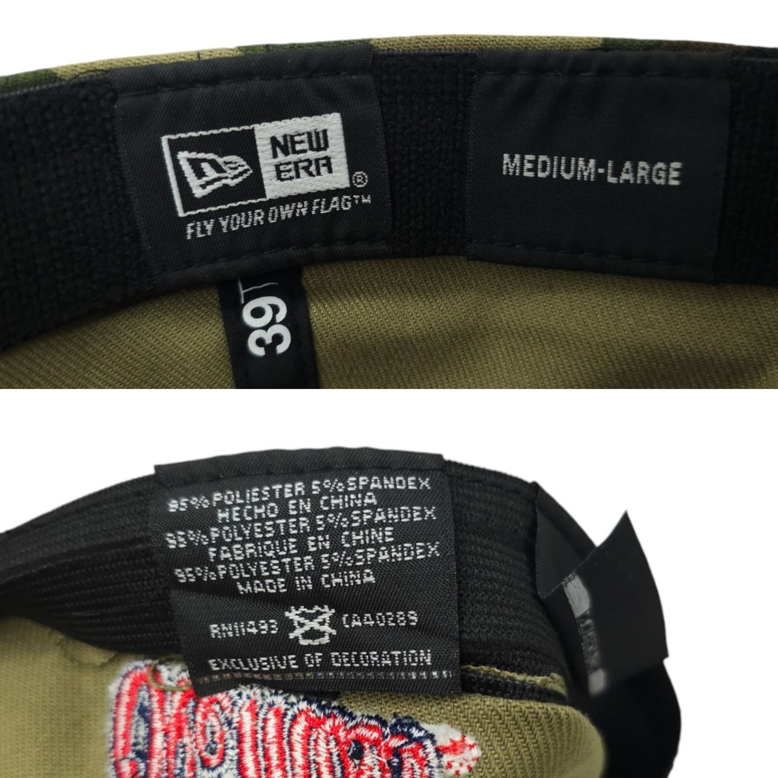 New Era New Era 39Thirty Ole Miss Cap Stretch Flex M/L Embroidered Size ONE SIZE - 8 Thumbnail