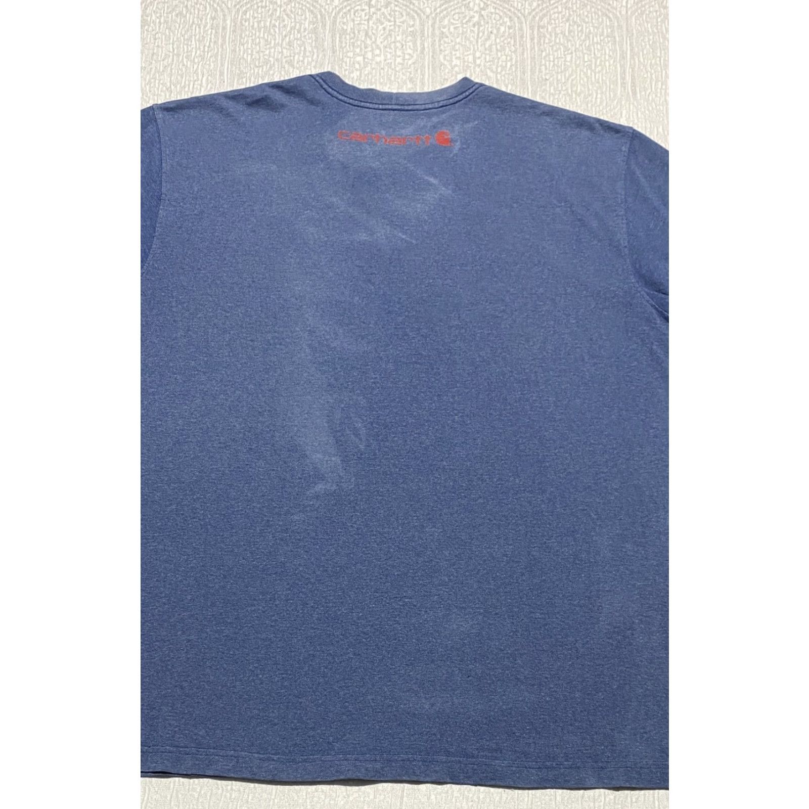 Carhartt VINTAGE Carhartt Shirt Mens 2XL Blue Long Sleeve Workwear K231 471 Original Fit Logo Size US XXL / EU 58 / 5 - 5 Thumbnail