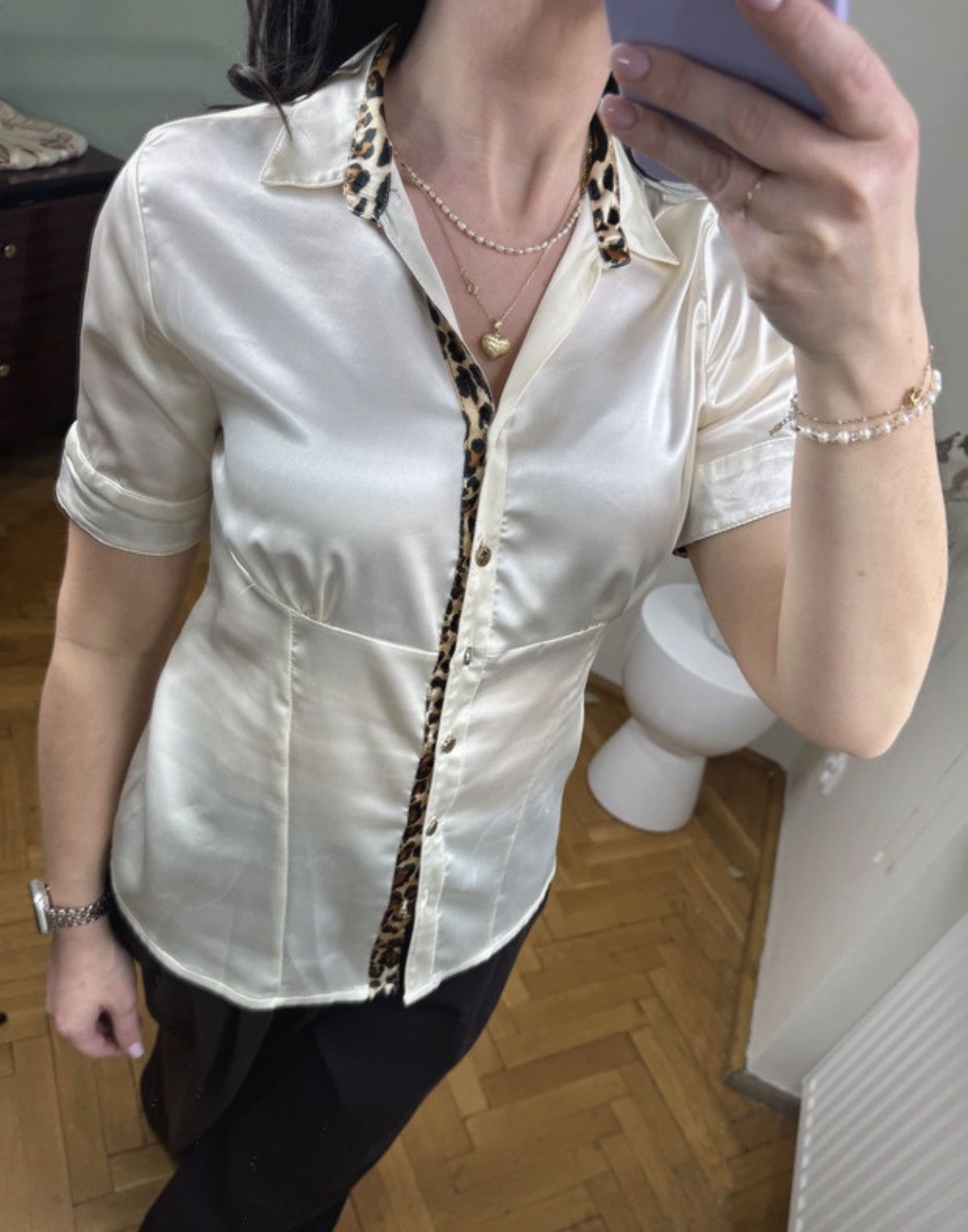 Roberto Cavalli Roberto Cavalli satin blouse Size M / US 6-8 / IT 42-44 - 3 Thumbnail
