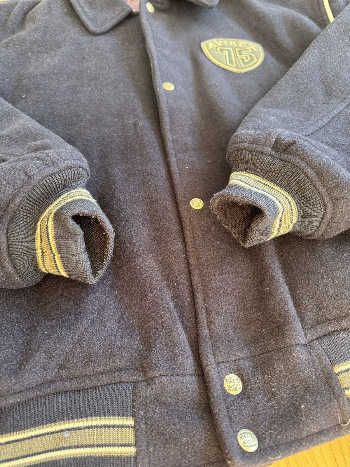 Avirex × Vintage Avirex USA 25 year Anniversary wool jacket XXL Size US XXL / EU 58 / 5 - 6 Thumbnail