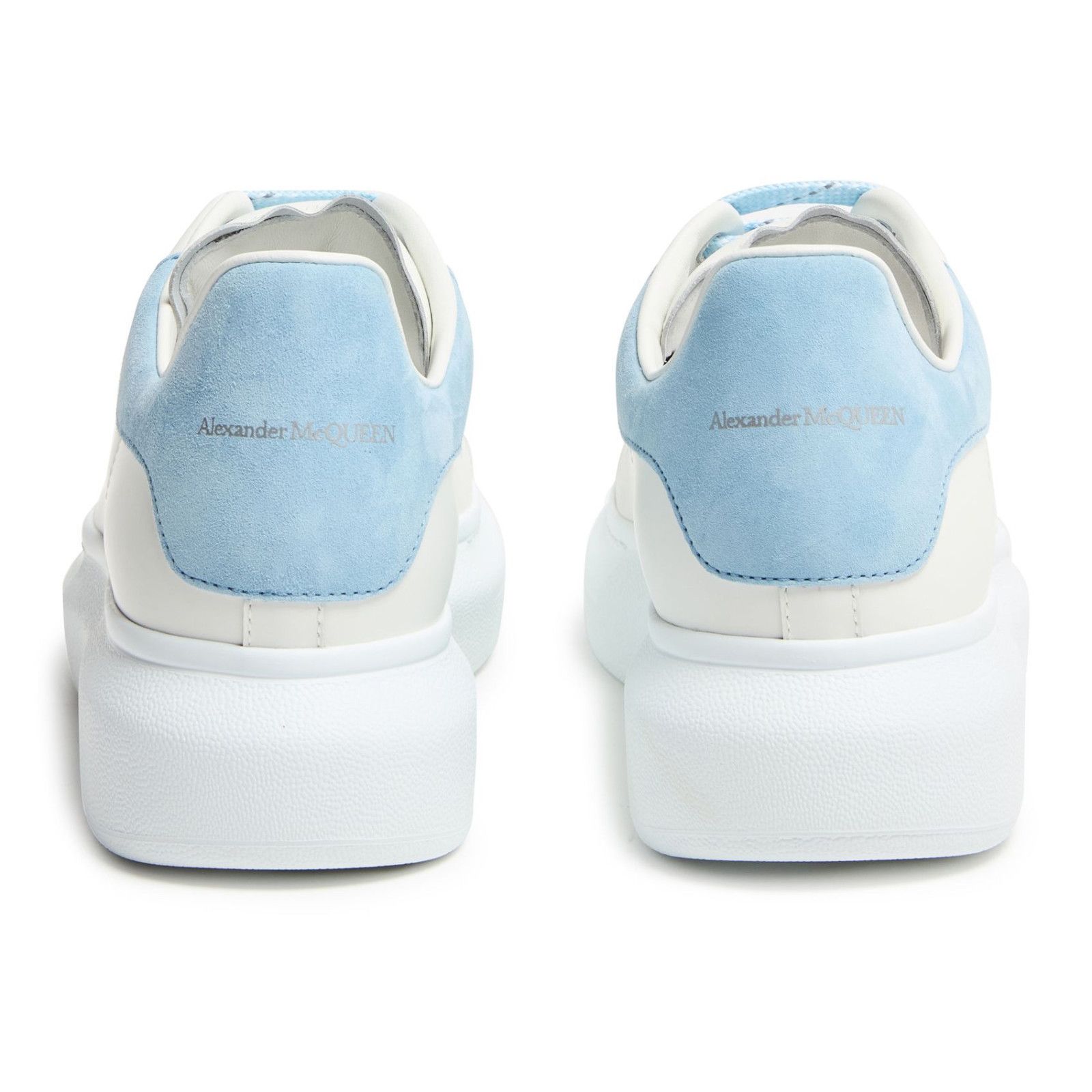 ALEXANDER MCQUEEN Oversized Women's White/Powder Blue Sneake