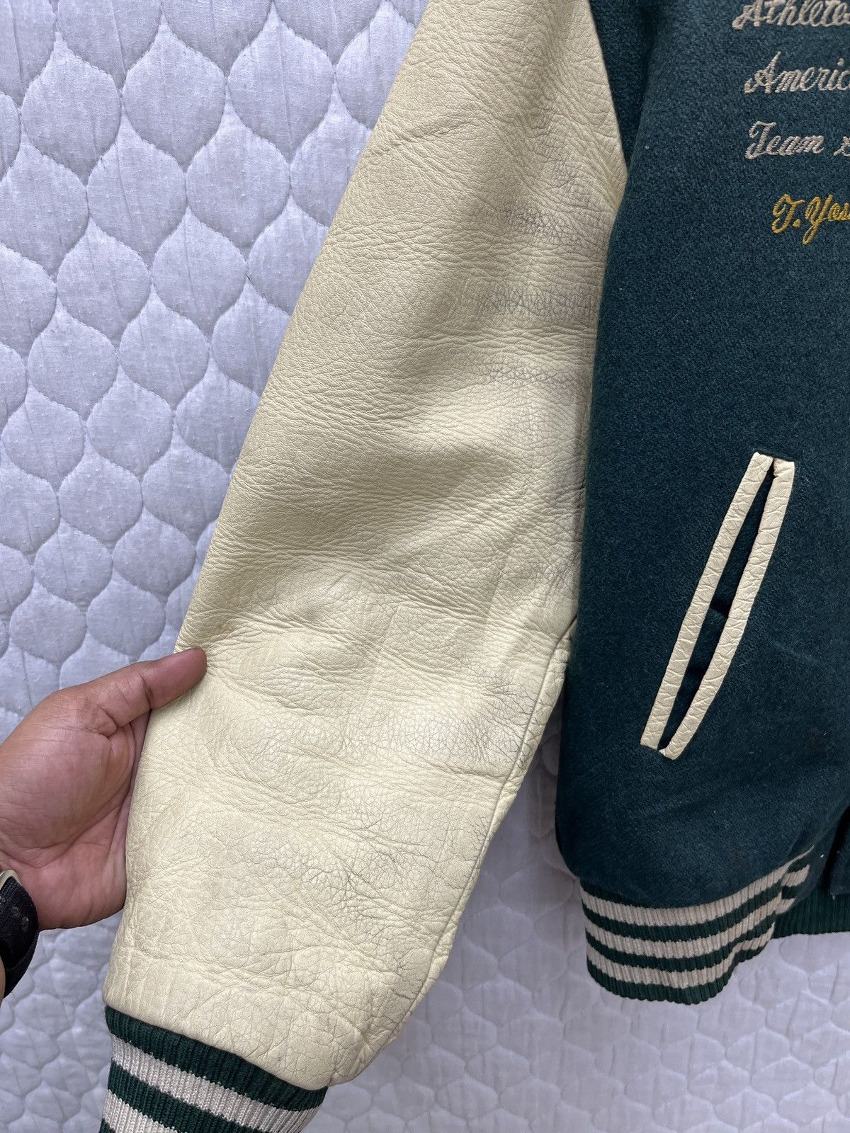 Vintage 🔥🔥🔥STEALS VTG HORNET AMERICAN FOOTBALL VARSITY JACKET Size US M / EU 48-50 / 2 - 14 Thumbnail