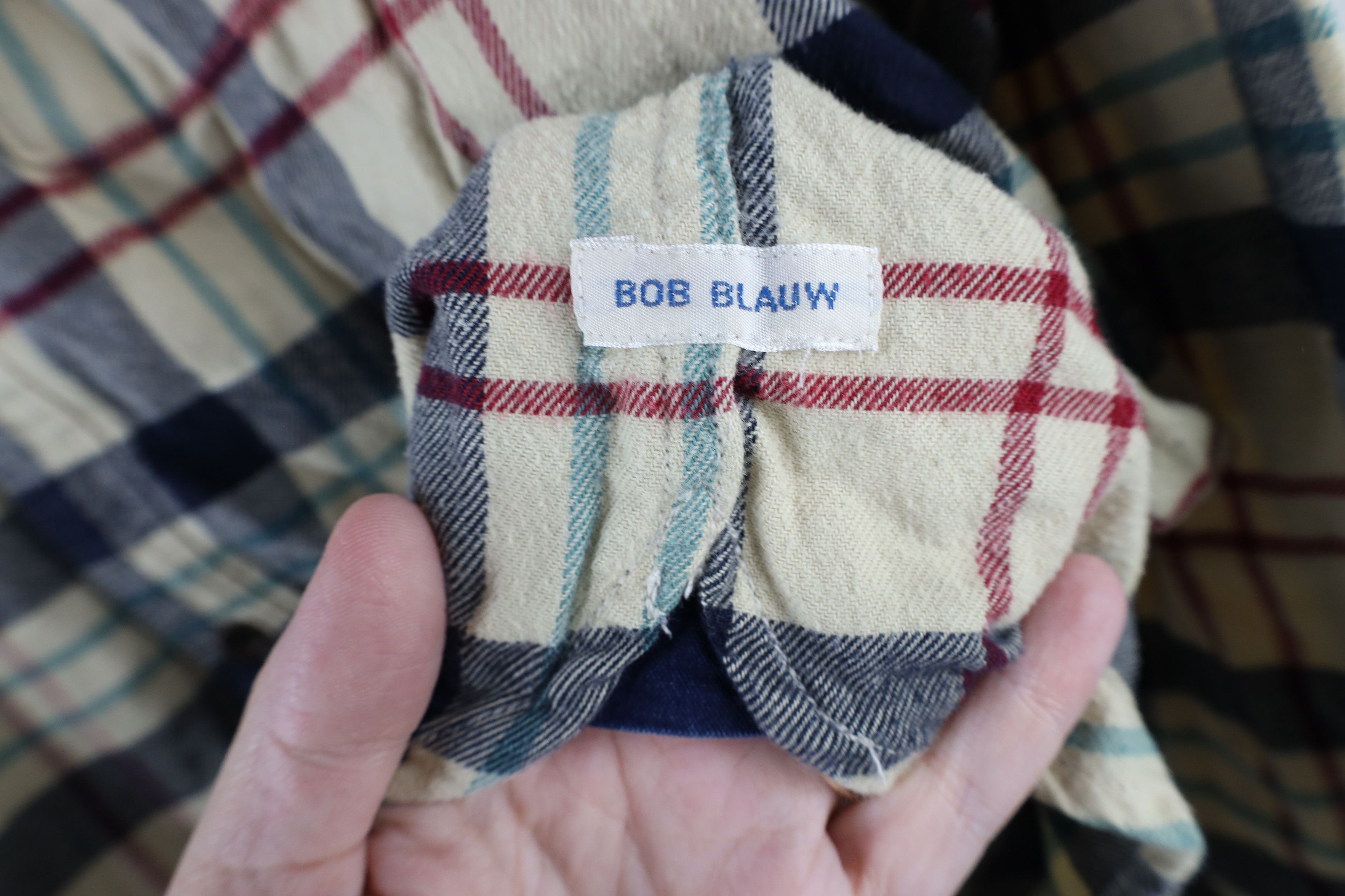 Scotch & Soda × Vintage Scotch & Soda Vintage Blauw Amsterdam Flannel Button Shirt Size US S / EU 44-46 / 1 - 5 Thumbnail