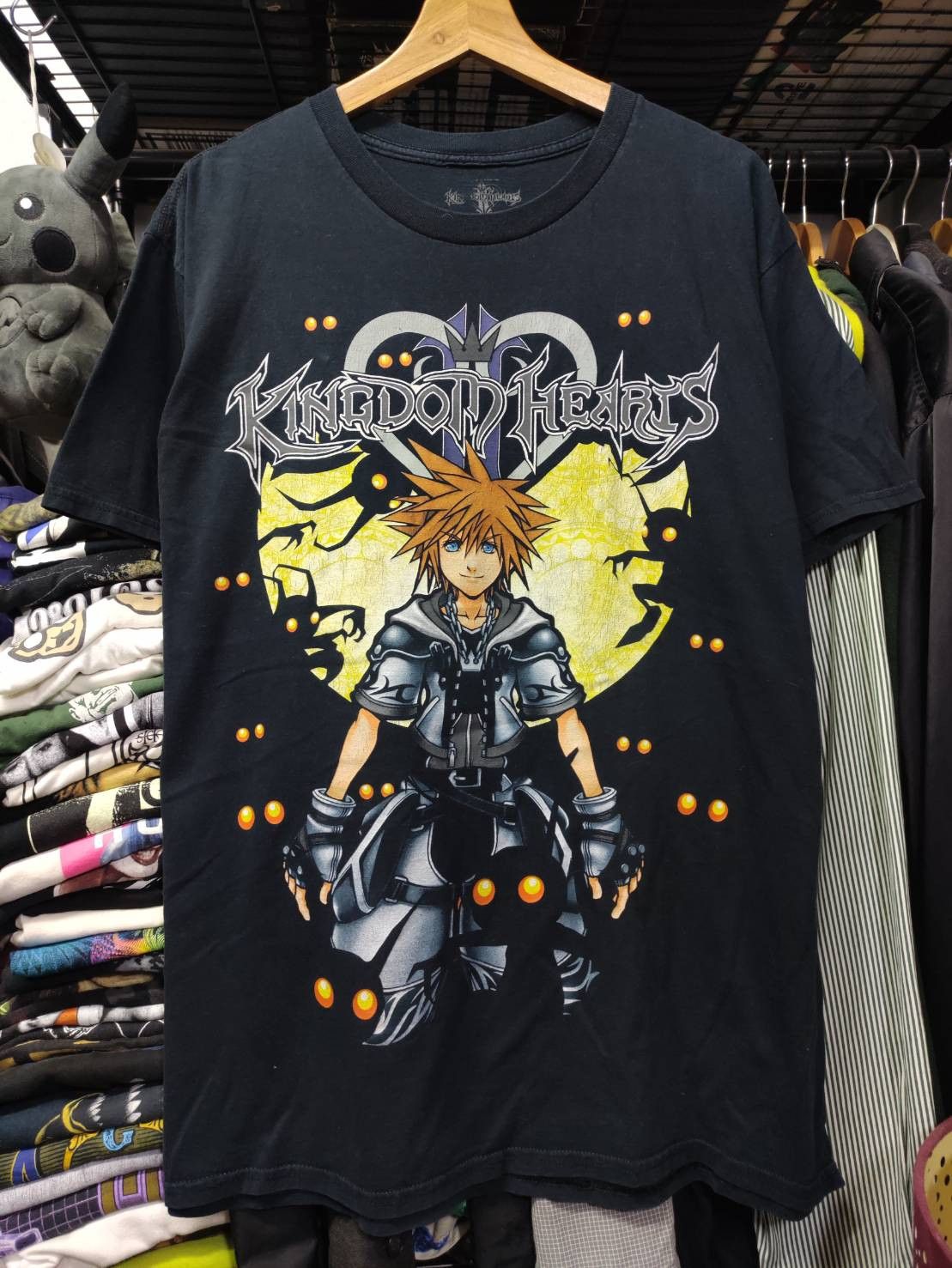 Playstation Kingdom Hearts Disney Game Promo Big Print T-Shirt Size US L / EU 52-54 / 3 - 2 Thumbnail