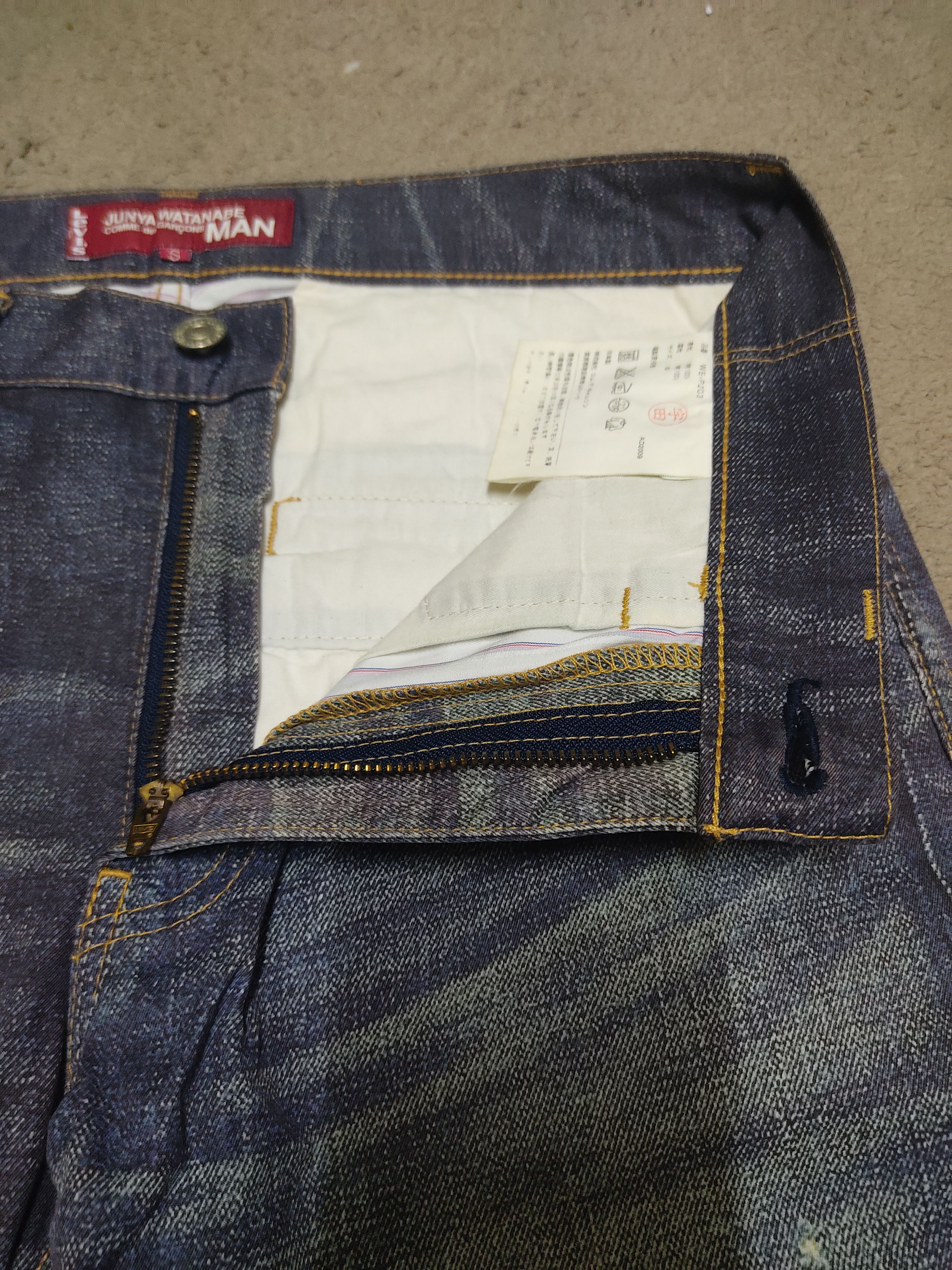 Comme des Garcons Comme Des Garcons x Junya x Levi's Denim AD2009 Size US 30 / EU 46 - 17 Thumbnail