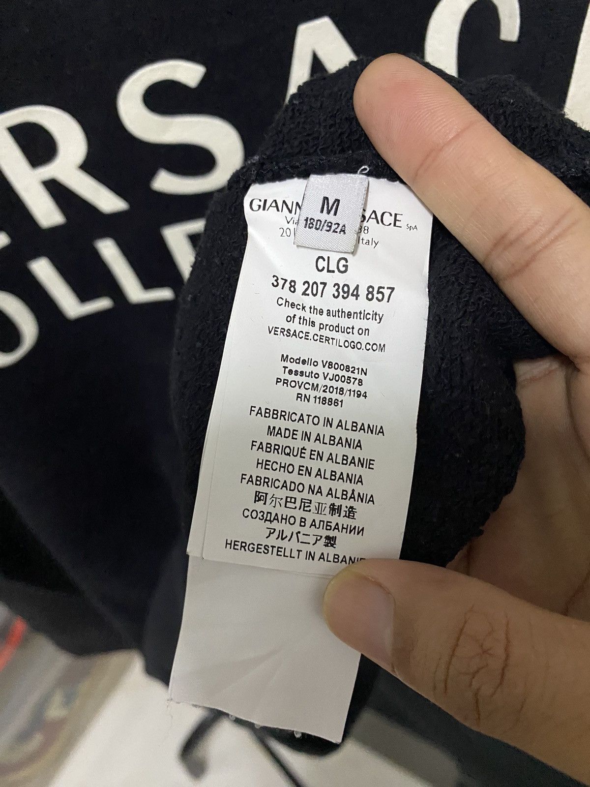 Versace Versace Collection Spell out Sweatshirt Size US M / EU 48-50 / 2 - 7 Thumbnail