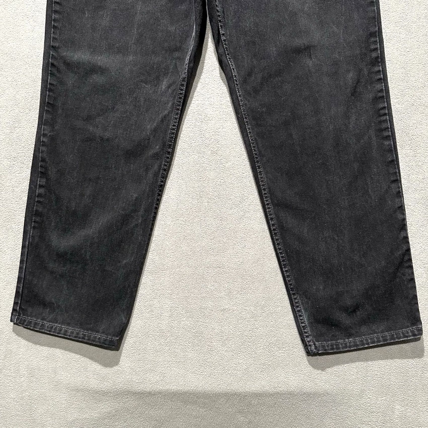 Levi's VINTAGE Levi's 550 Jeans Mens 40x30 Black Relaxed Tapered USA Denim Five-Pocket Levis 500 Series Jeans Mens Black Size US 40 / EU 56 - 5 Thumbnail
