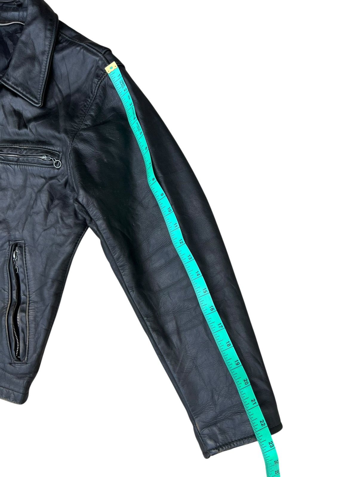 Schott Vintage 80s Schott 642 Distress Patina Leather Rider Jacket Size US S / EU 44-46 / 1 - 5 Thumbnail