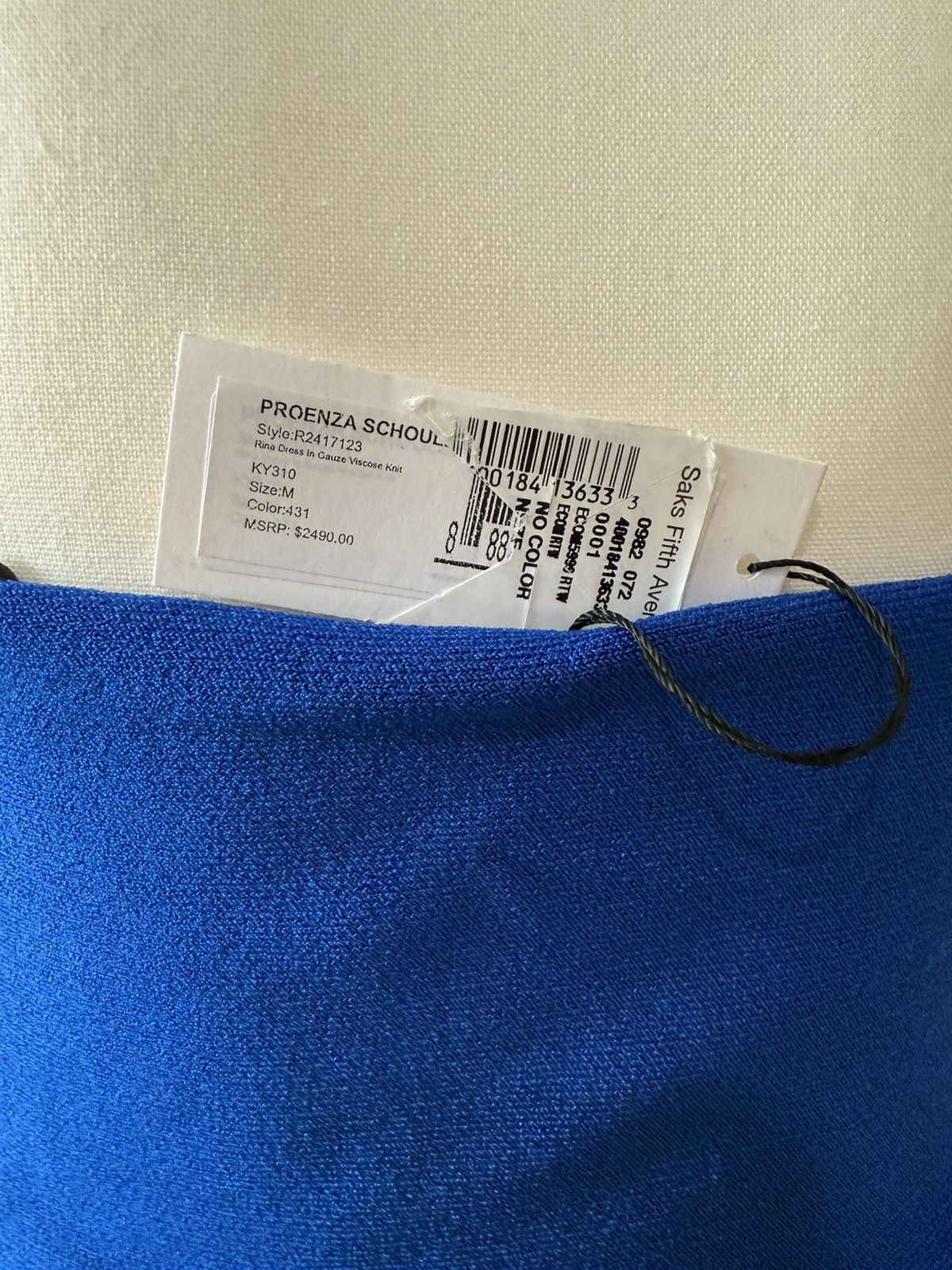 Proenza Schouler Proenza Schouler Vibrant Blue Maxi Skirt Size M / US 6-8 / IT 42-44 - 3 Thumbnail