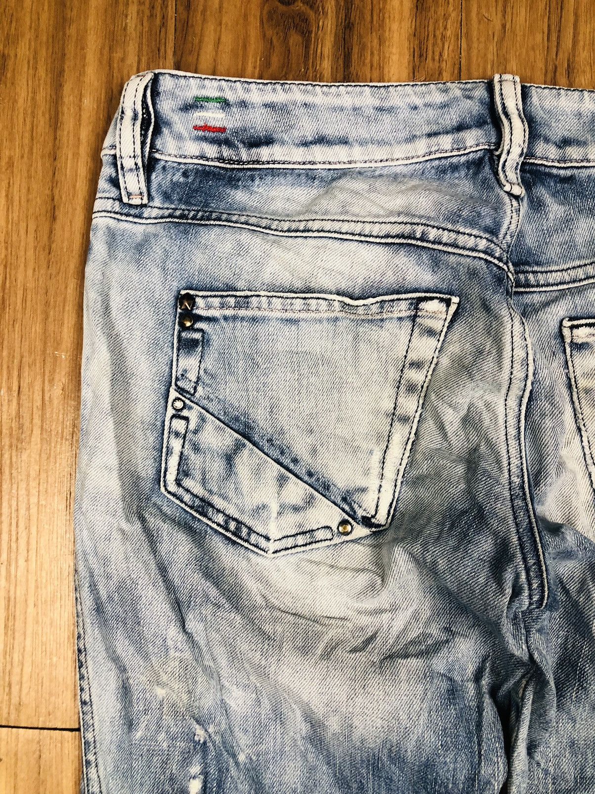 Diesel Diesel Industry Distress Jeans (35) Size US 27 - 23 Thumbnail