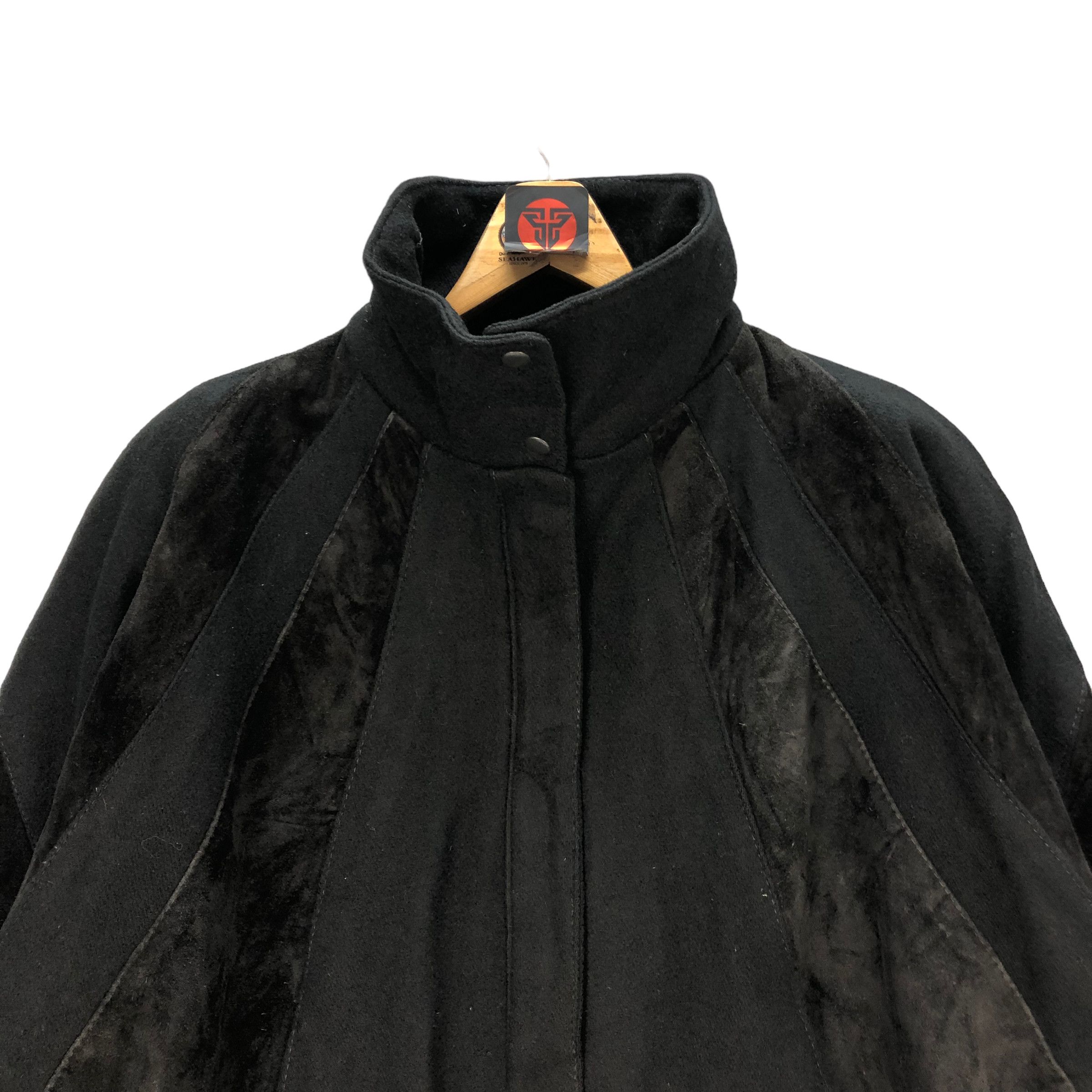 Genuine Leather TRENDZ WOOL LEATHER HYBRID JACKET #7304-127 Size US L / EU 52-54 / 3 - 2 Thumbnail
