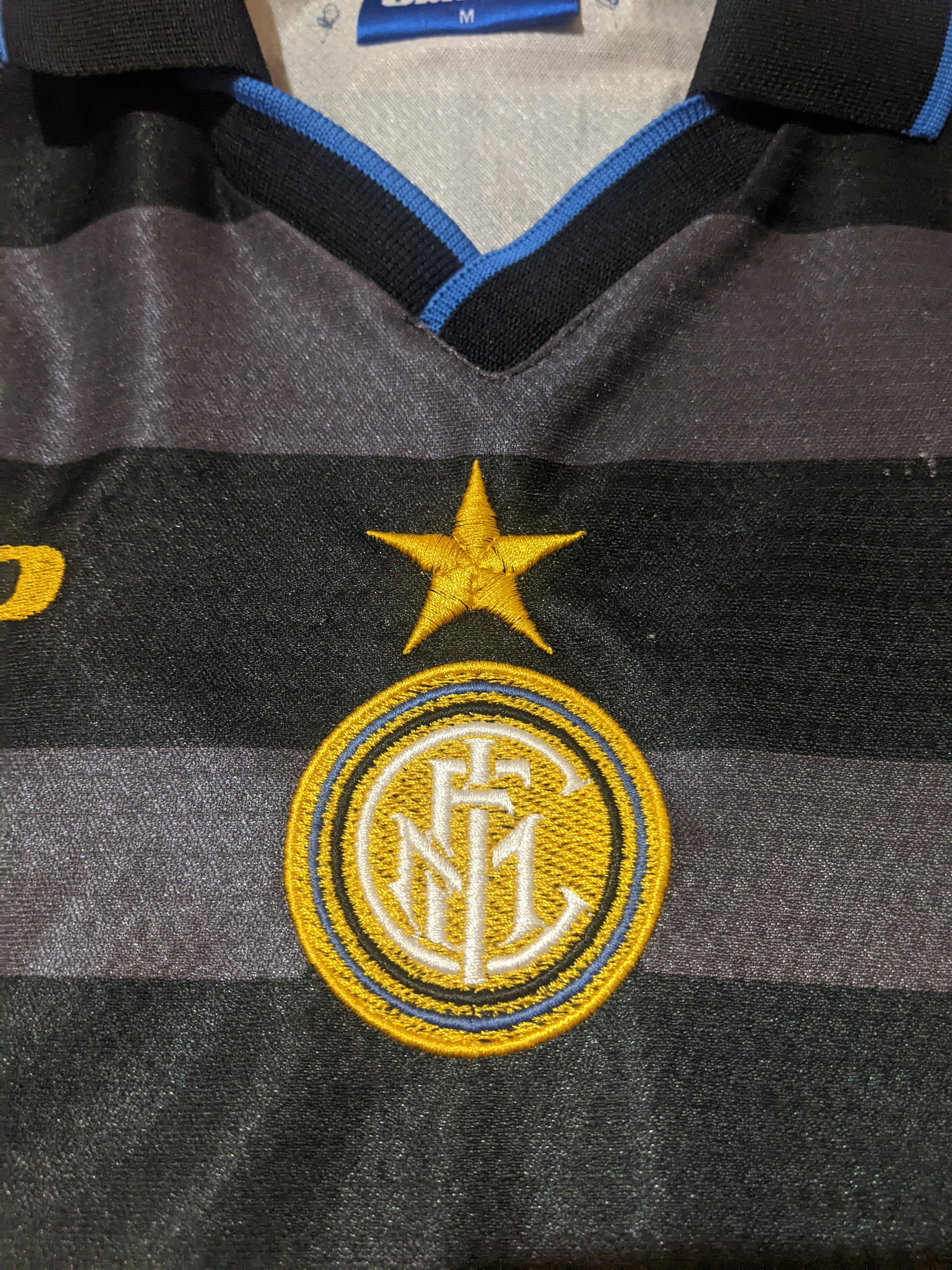 Umbro inter Milan third 1997-98 UEFA CUP football shirt Size US M / EU 48-50 / 2 - 7 Thumbnail