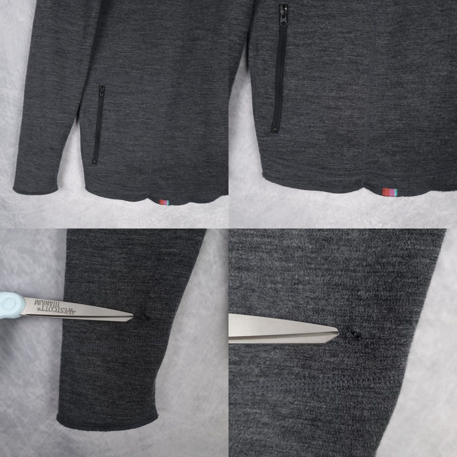 Mission Workshop Mission Workshop Shirt Mens Small Gray Wool Hooded T-Shirt Hooded Shirt Gorpcore Fall Winter Outdoor Sports Size US S / EU 44-46 / 1 - 9 Thumbnail