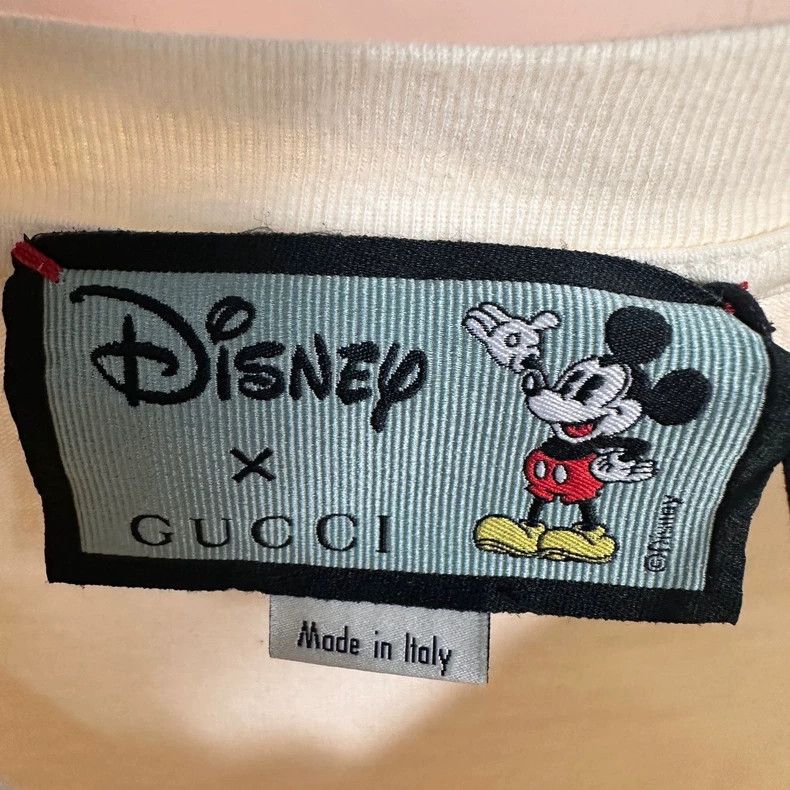Gucci Gucci White Mickey Mouse belt short sleeves 2501-Nextarrow Size US XS / EU 42 / 0 - 4 Thumbnail